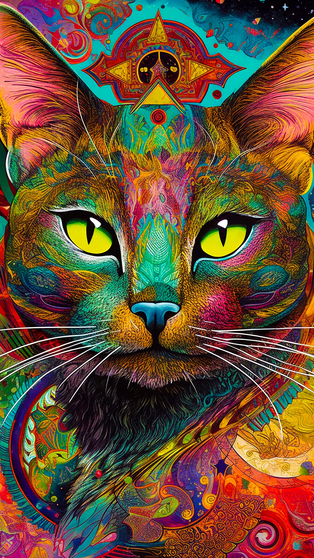 Mysterious Cat Wallpaper