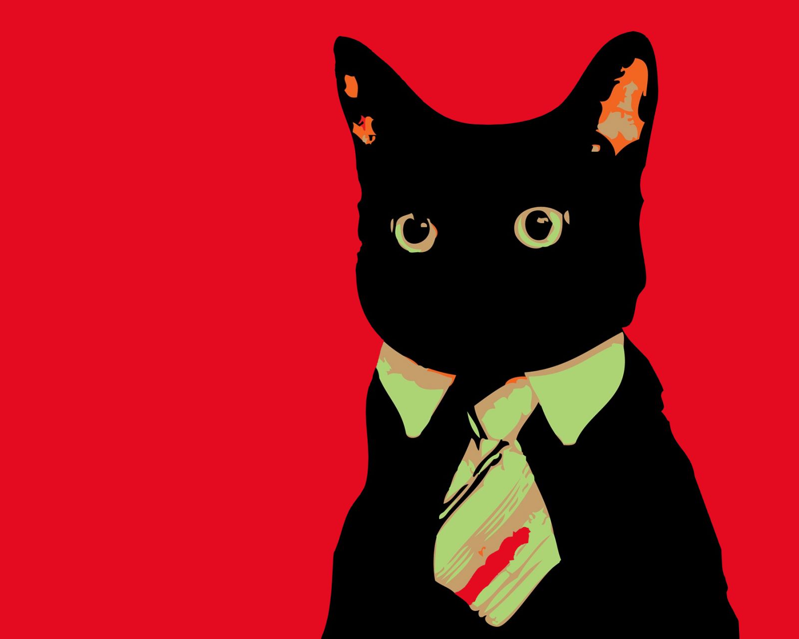 HD desktop wallpaper: Cat, Artistic