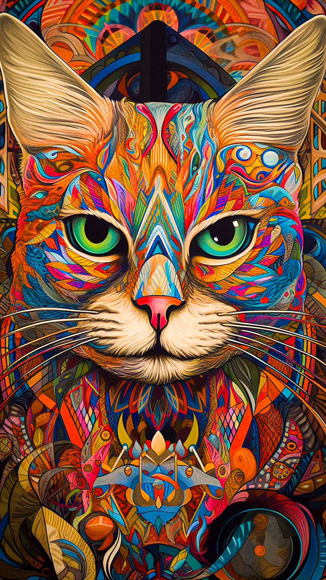 Mysterious Cat Wallpaper 5 Pack