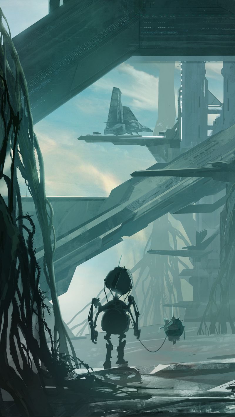 Download wallpaper 800x1420 robot