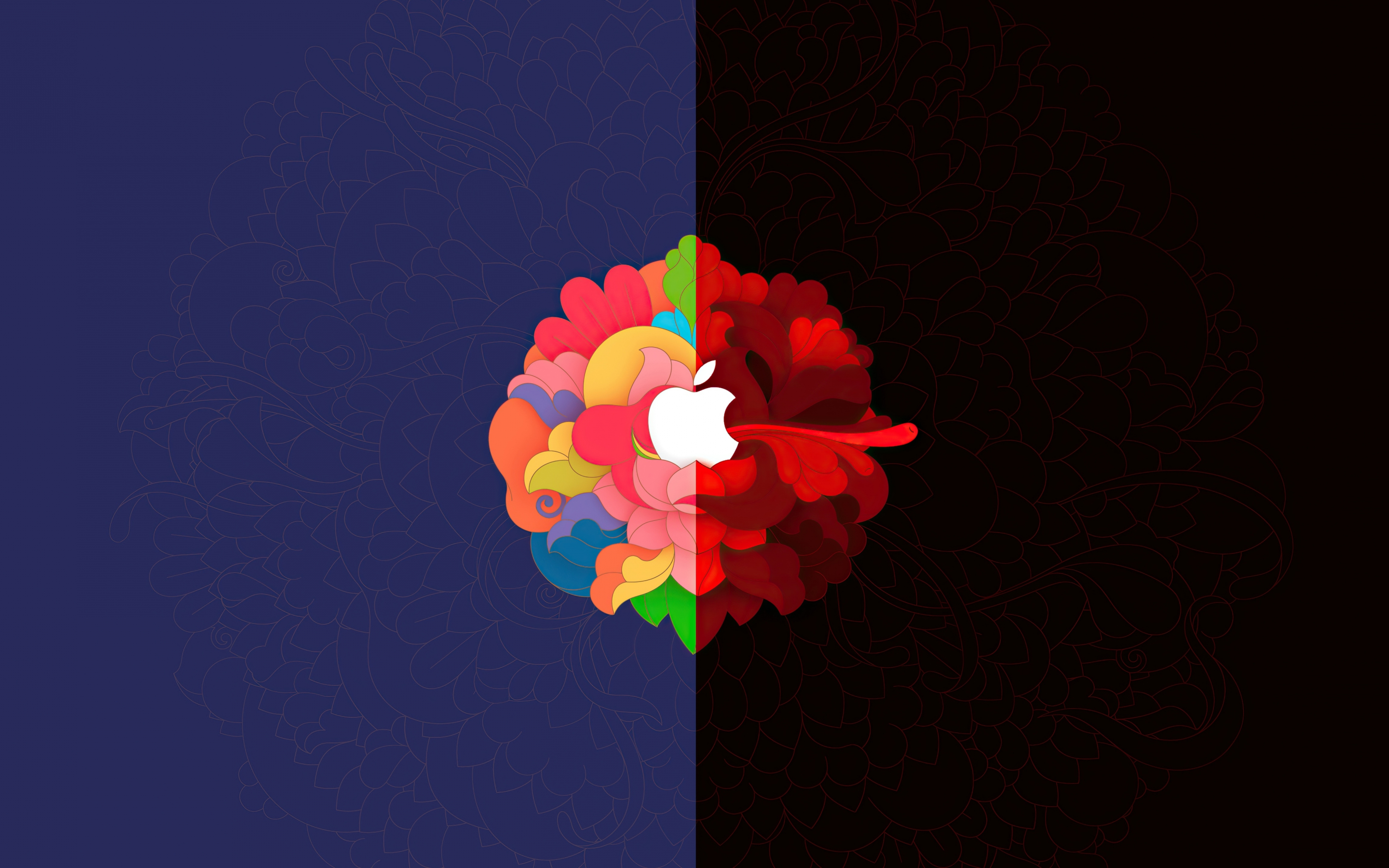 Download wallpaper 2880x1800 apple logo