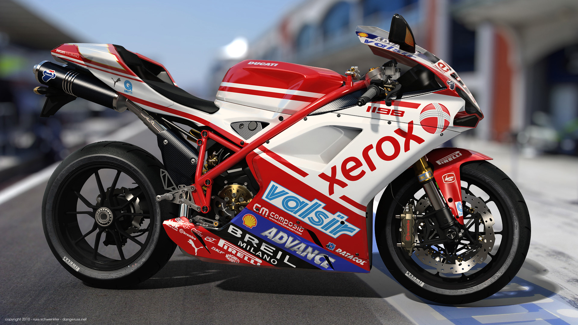 Ducati 1198 SBK Replica. Image - Behance