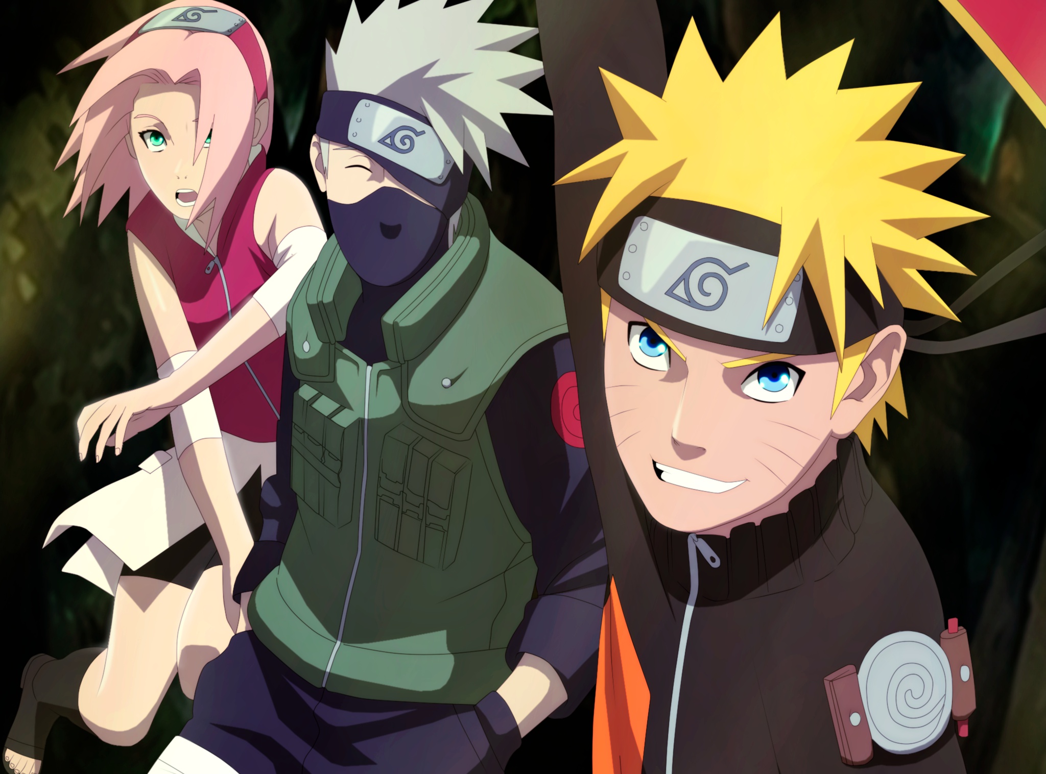 Sakura Haruno, Kakashi Hatake, Naruro