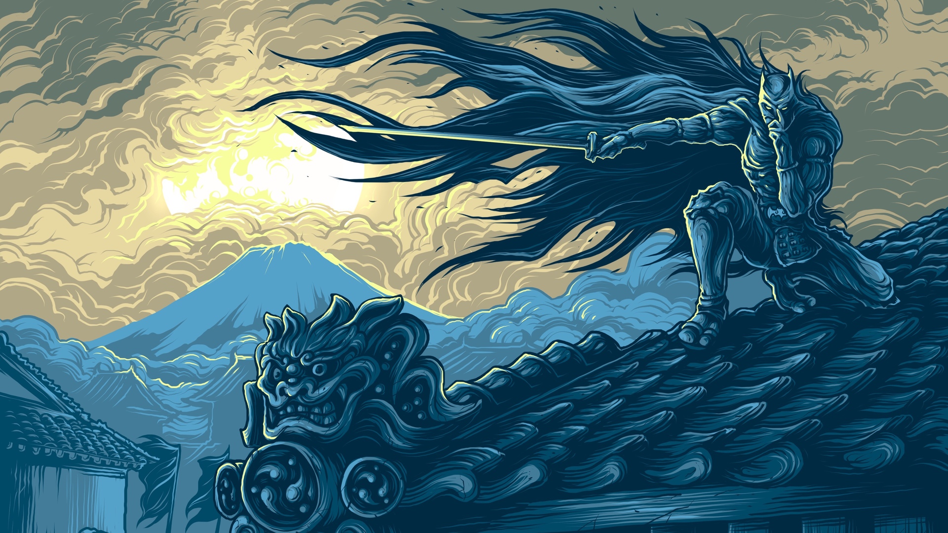 Batman Ninja Art Laptop Full