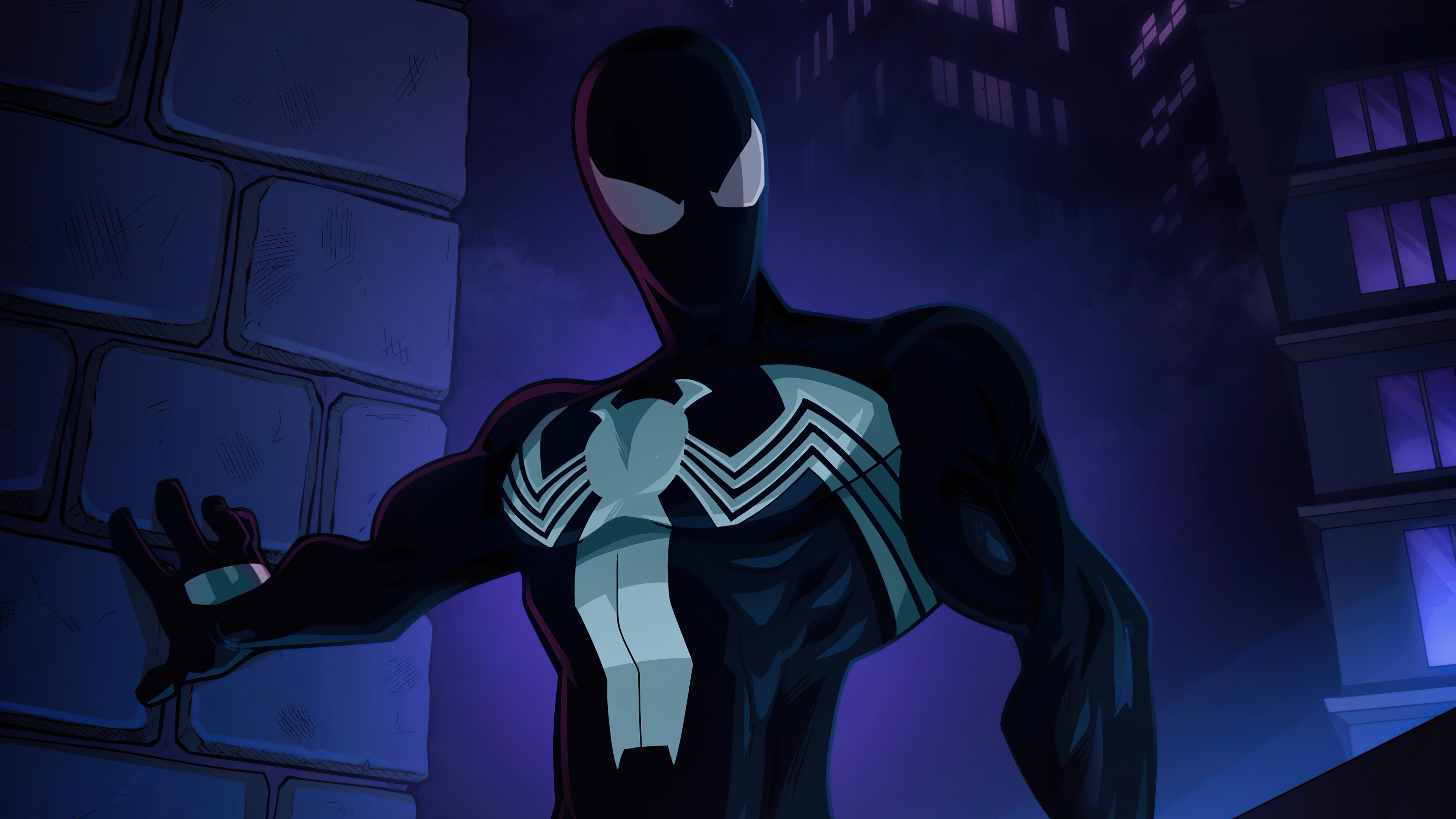The Symbiote Spider Man 4k Wallpaper, HD