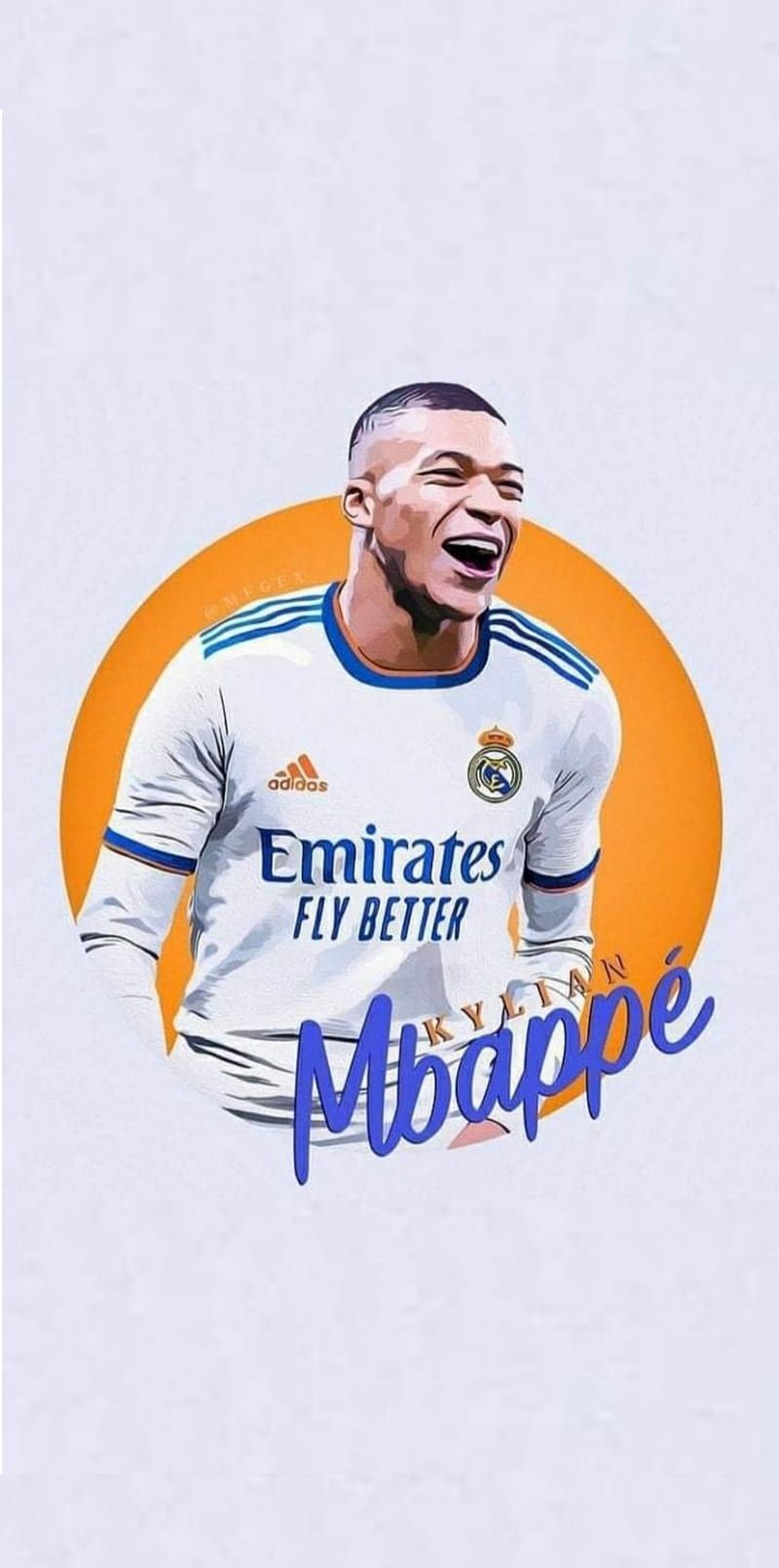 HD kylian mbappe real madrid wallpaper