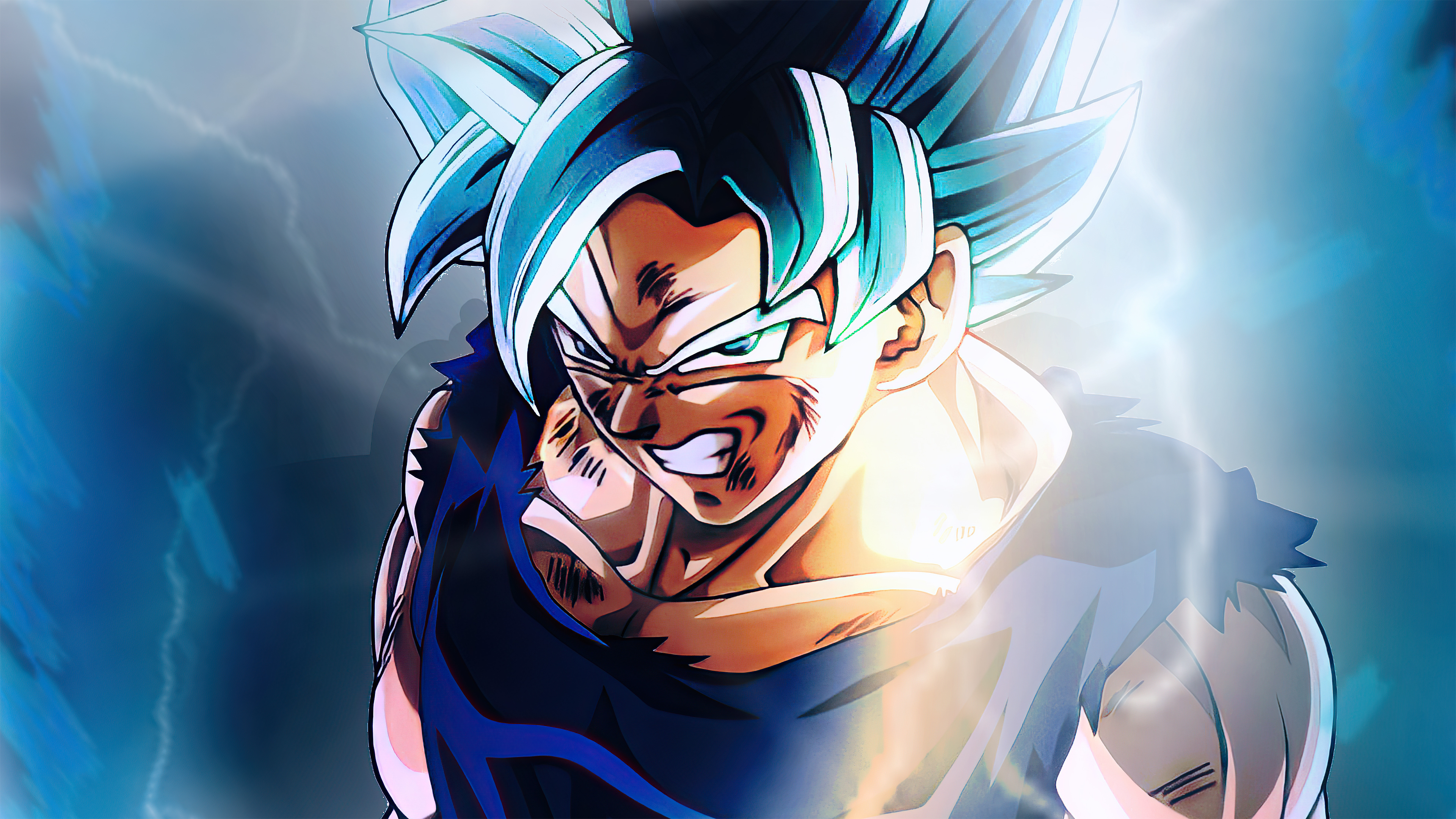Son Goku Super Saiyan Blue 4k