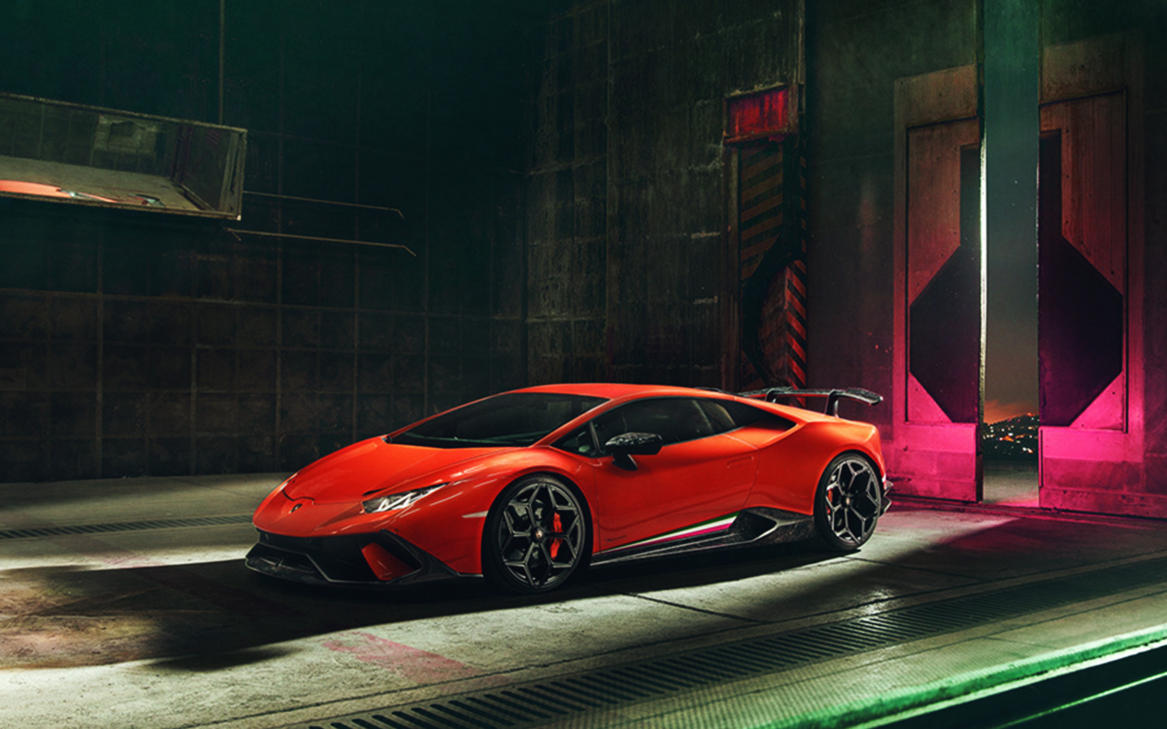 Lamborghini Car Drive Sports Red Art