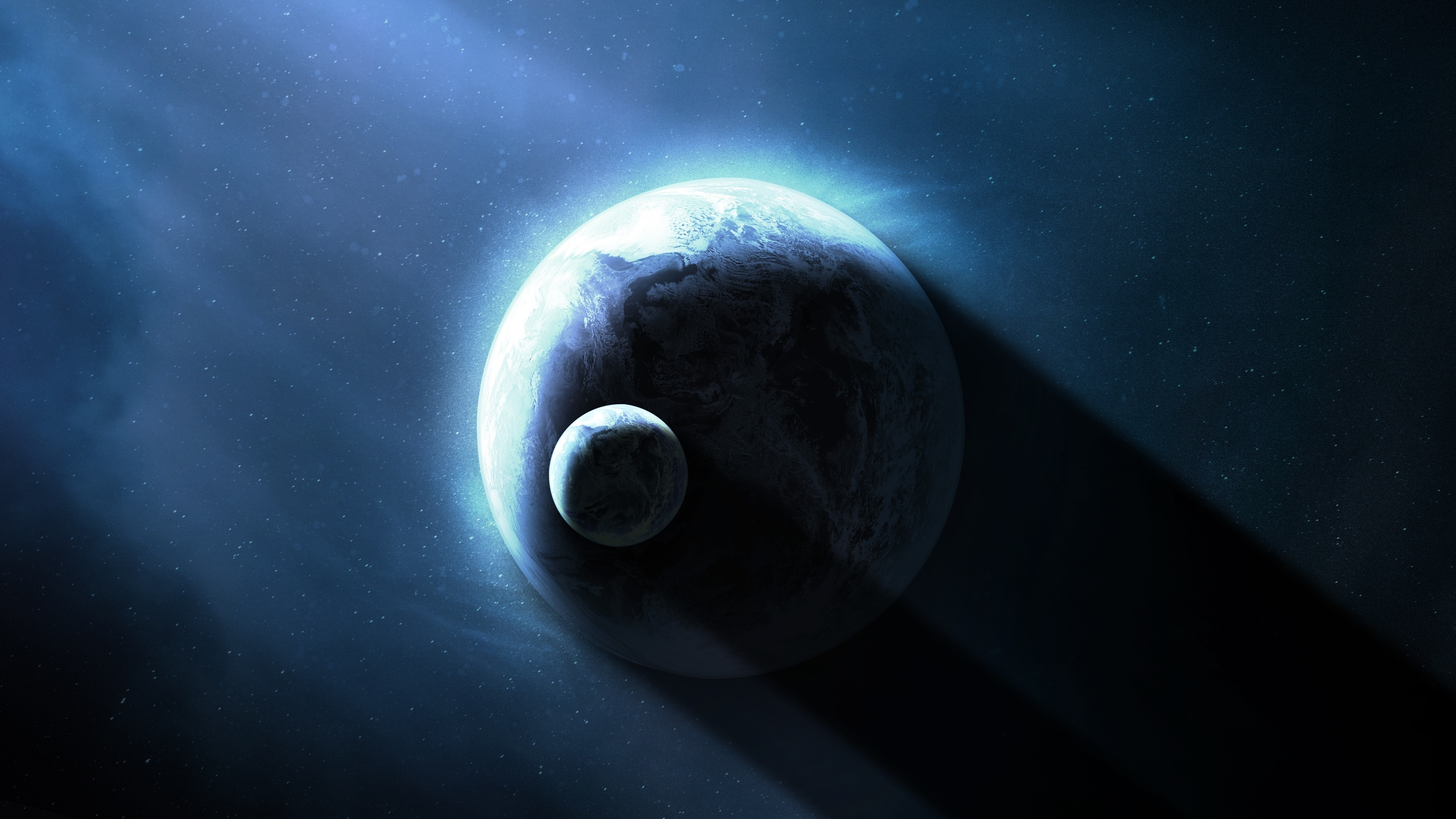 Download wallpaper 3840x2160 planets