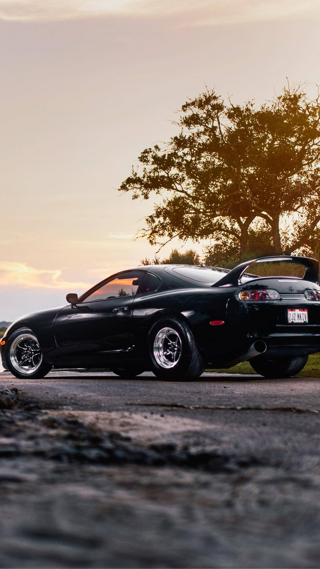 Download Black 1996 Toyota Supra Mk4