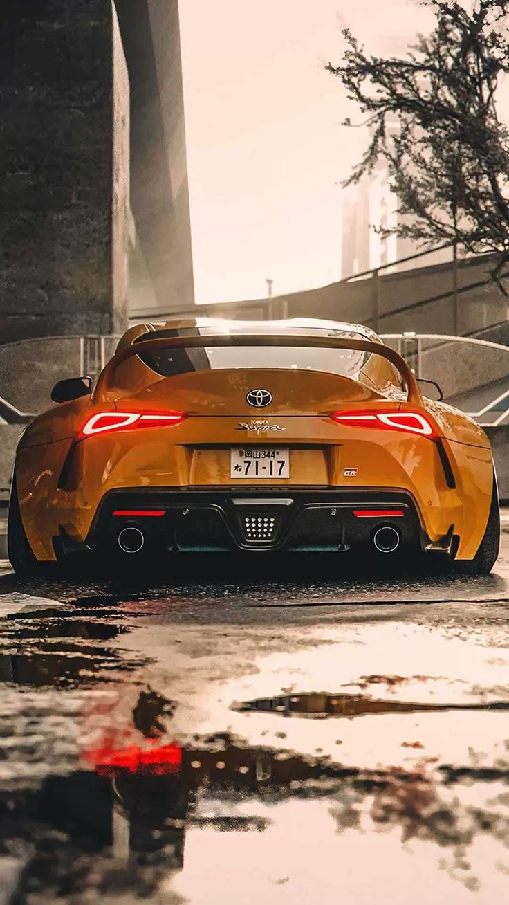 Car iPhone Wallpaper. Toyota supra