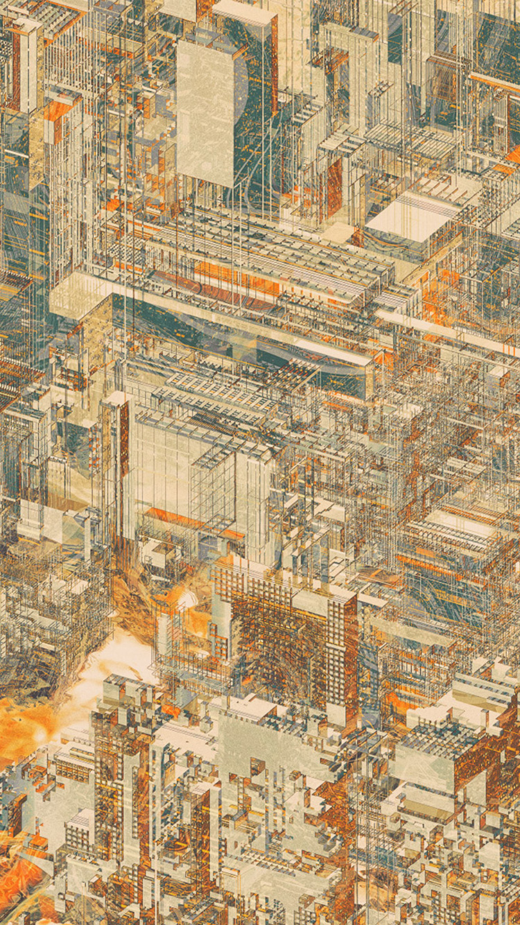 Digital Complex Art Pattern Background