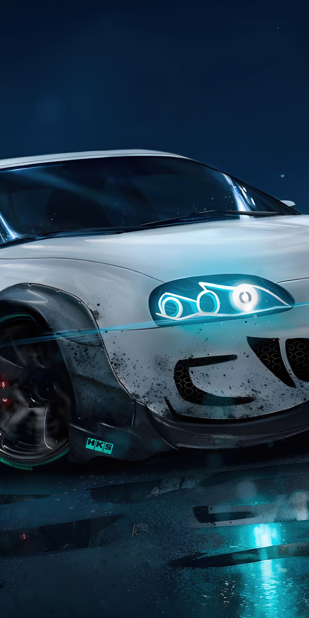 Neon Wallpaper 4K, Toyota Supra Mk4, Sports cars