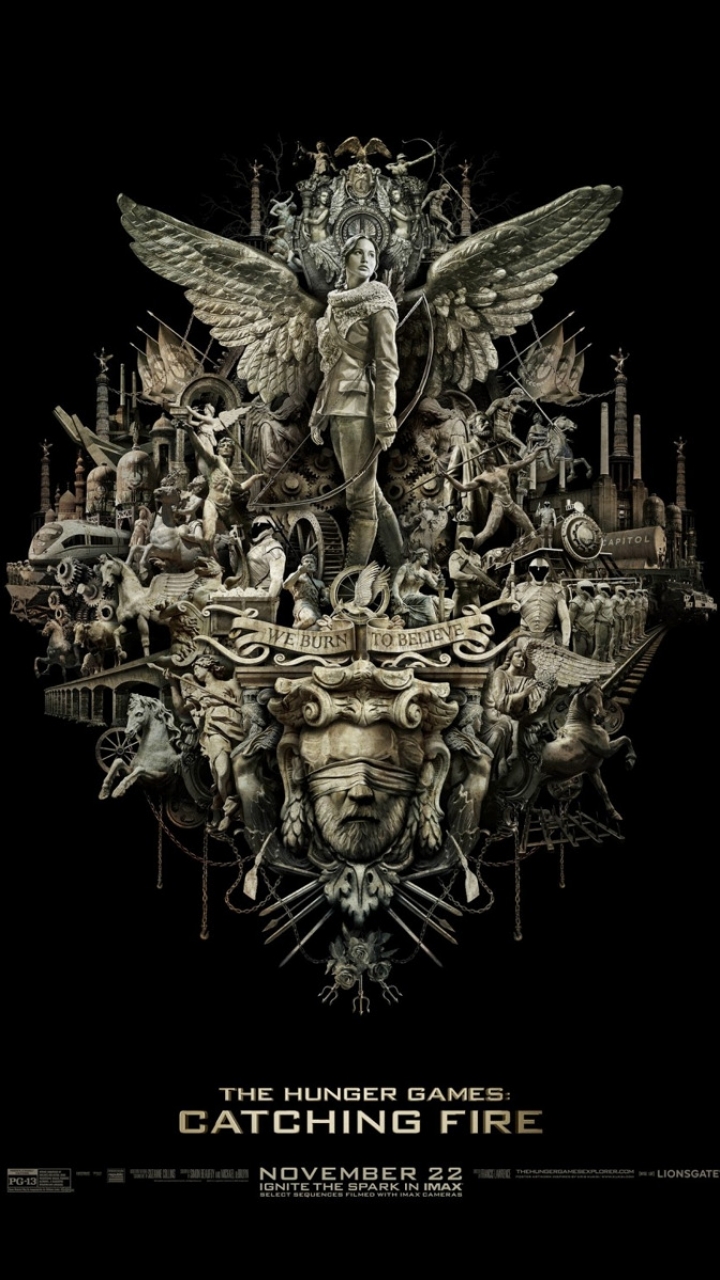 Catching Fire Phone Wallpaper