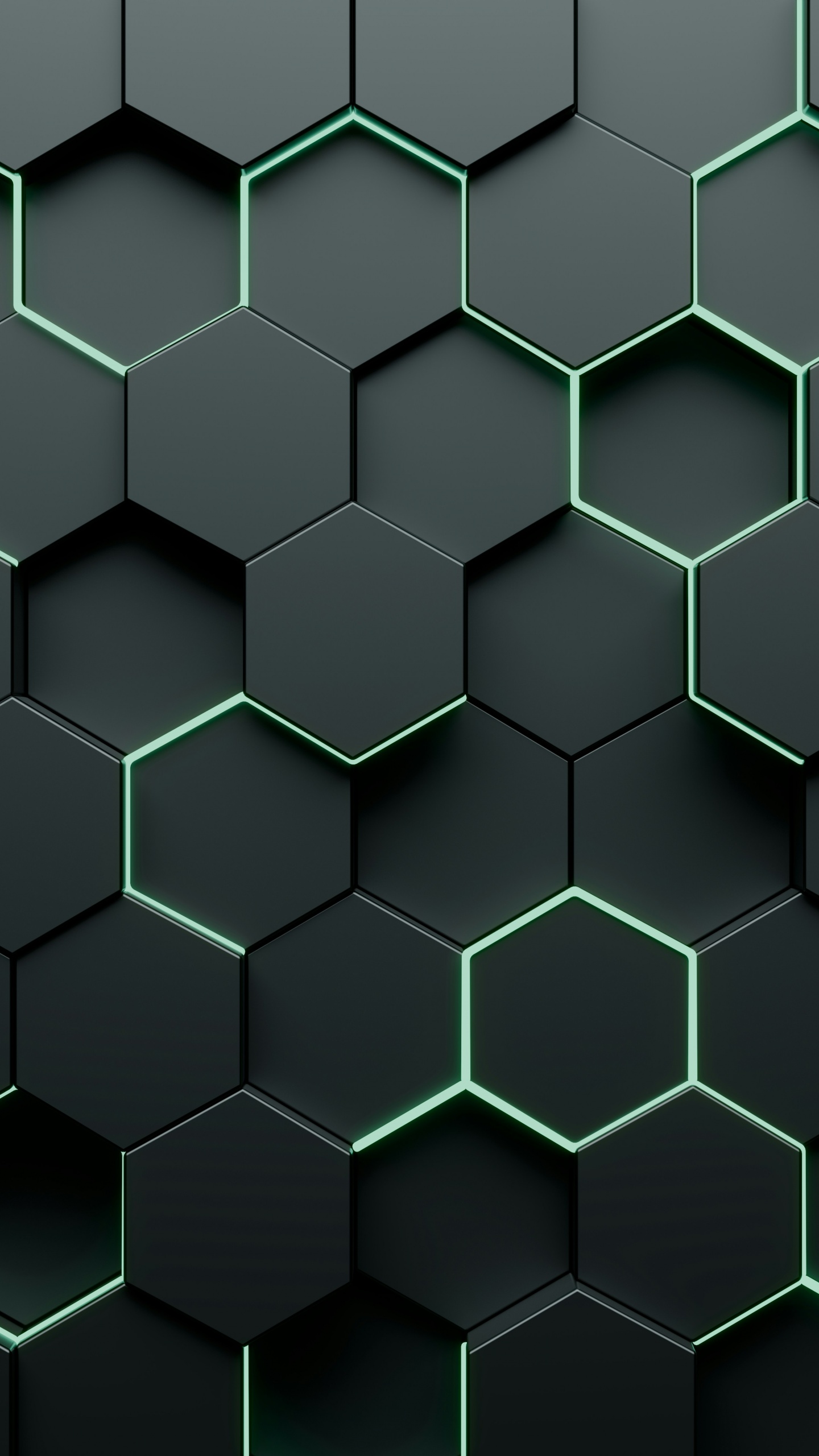 Honeycomb Wallpaper 4K, Hexagons, Dark
