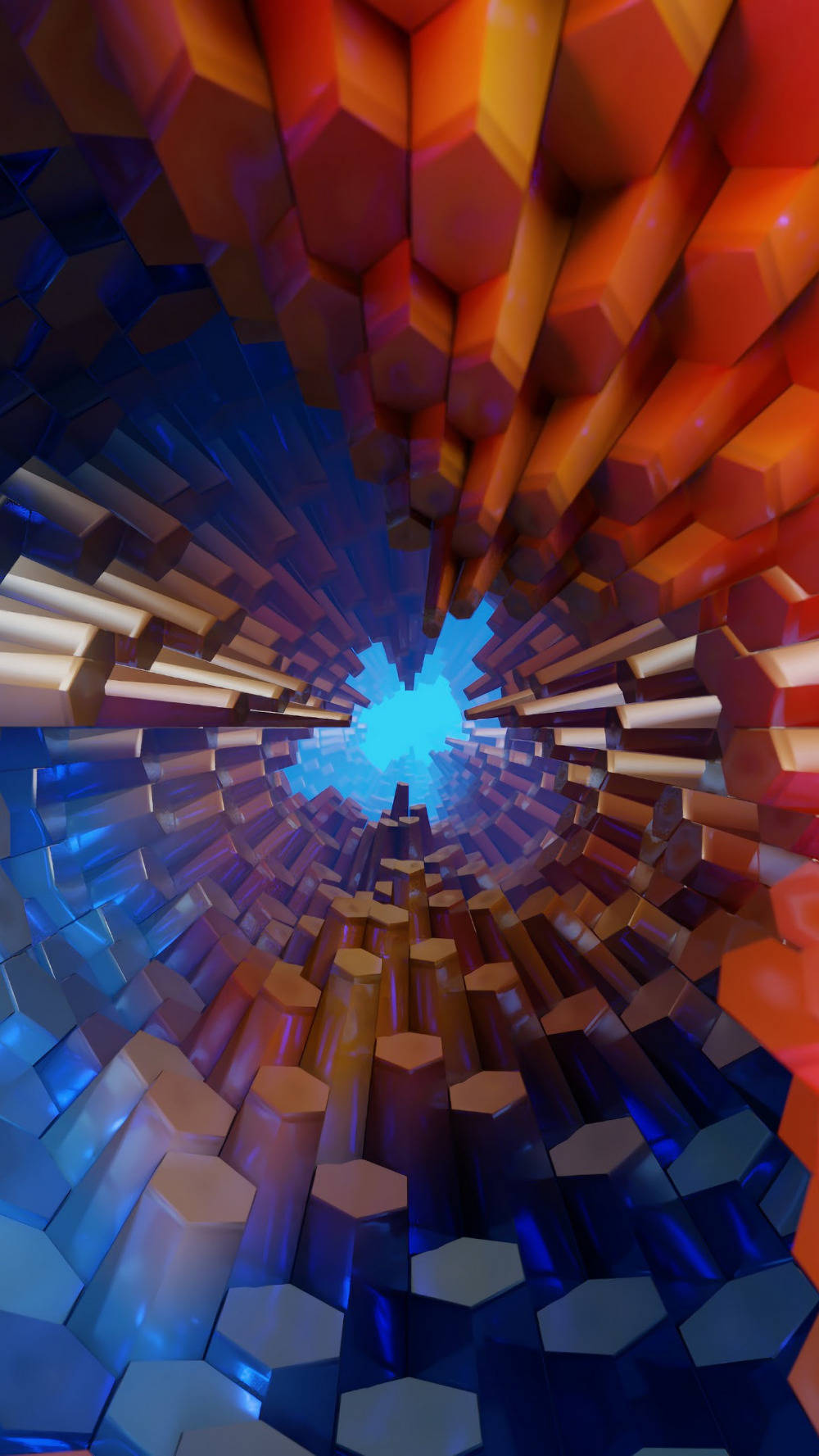 Free Hexagon HD Wallpaper