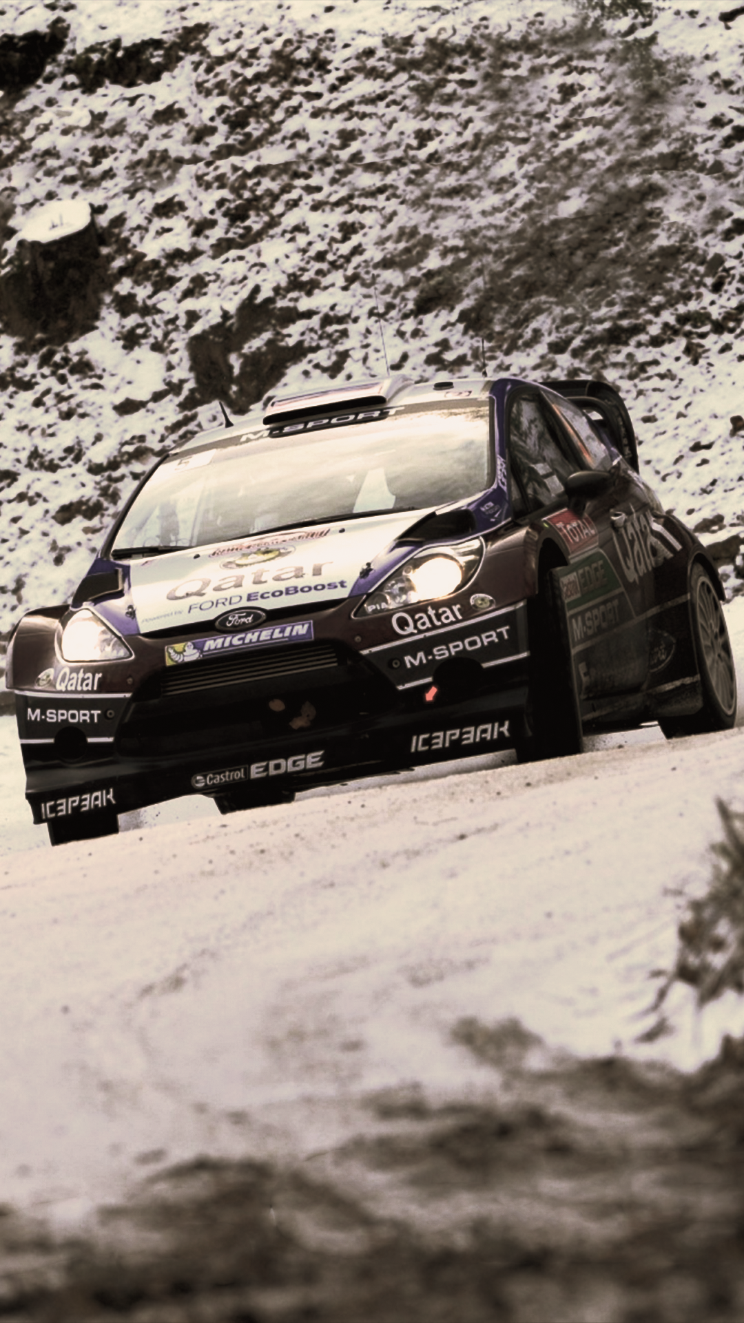 Snow Rally Wallpaper for Phone