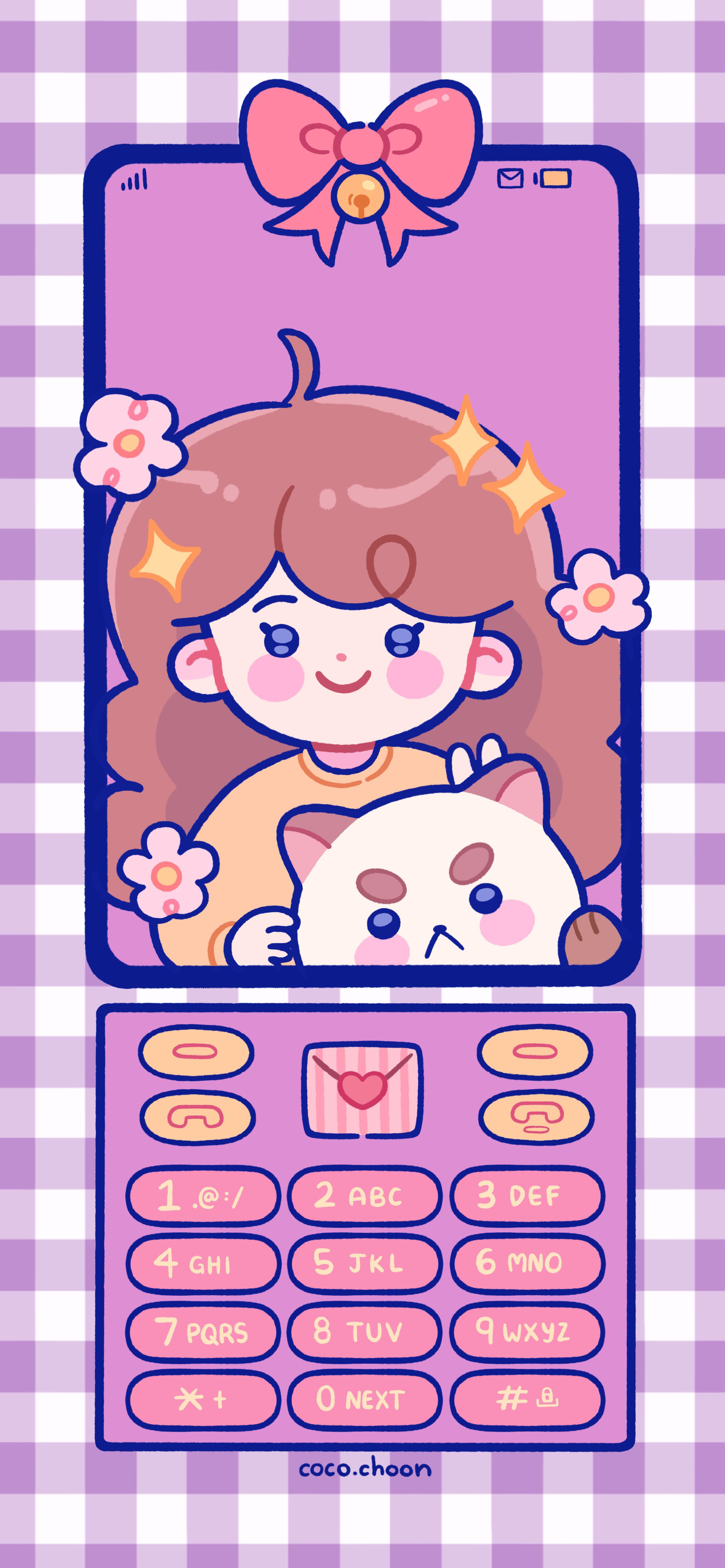 free) bee & puppycat phone wallpaper