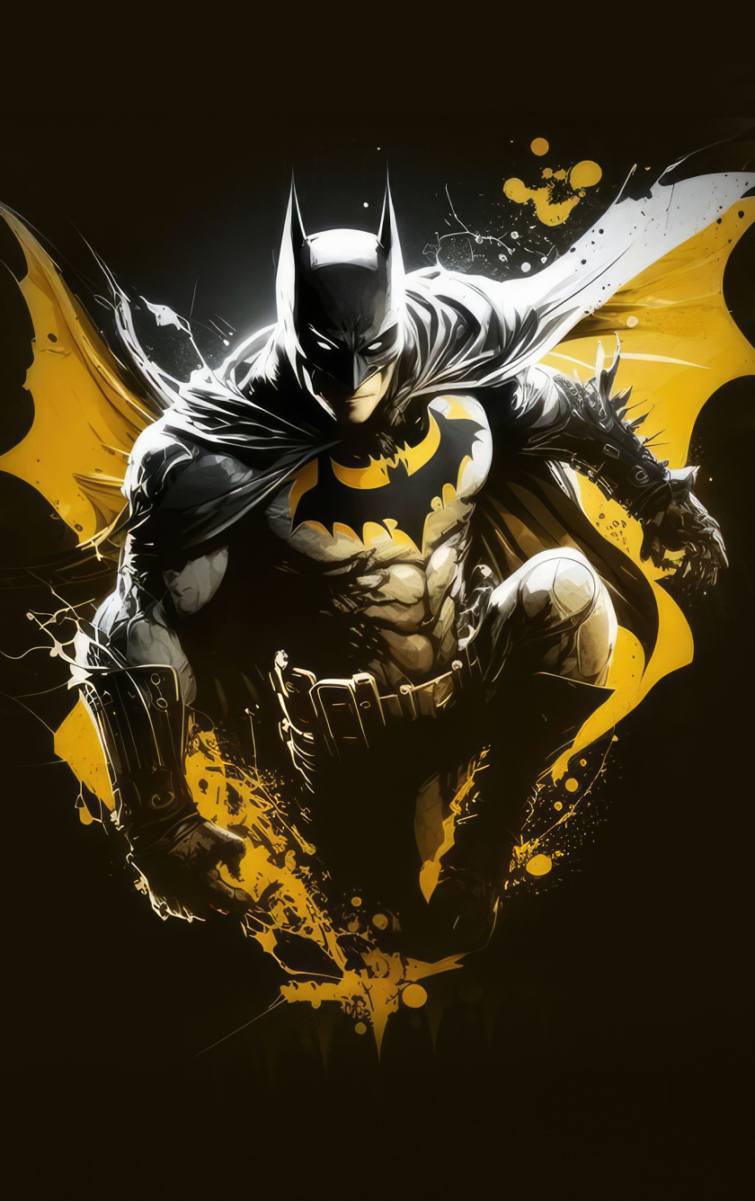 Download wallpaper 840x1336 batman