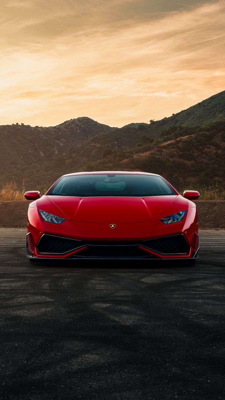 Red Lamborghini Huracan wallpaper