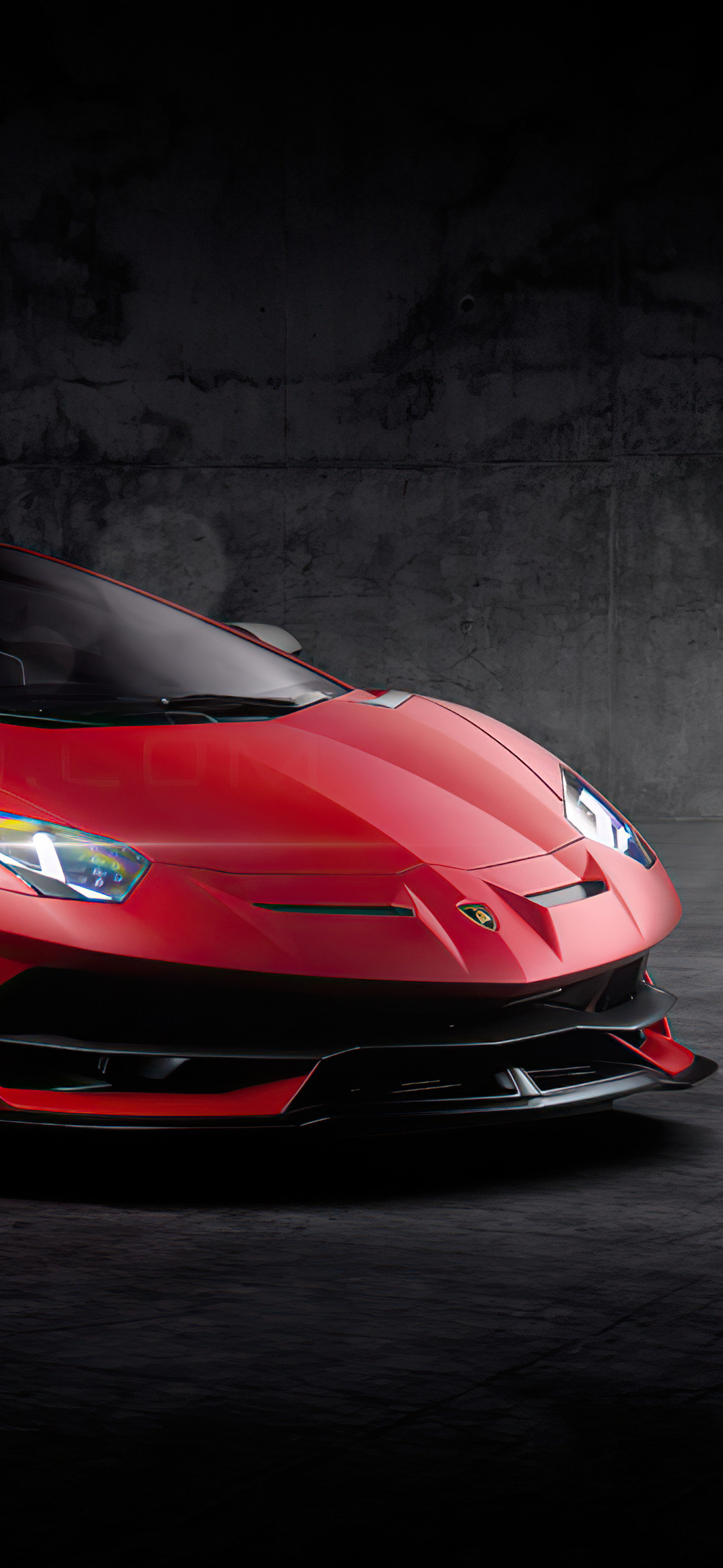 Red Lamborghini Aventador New