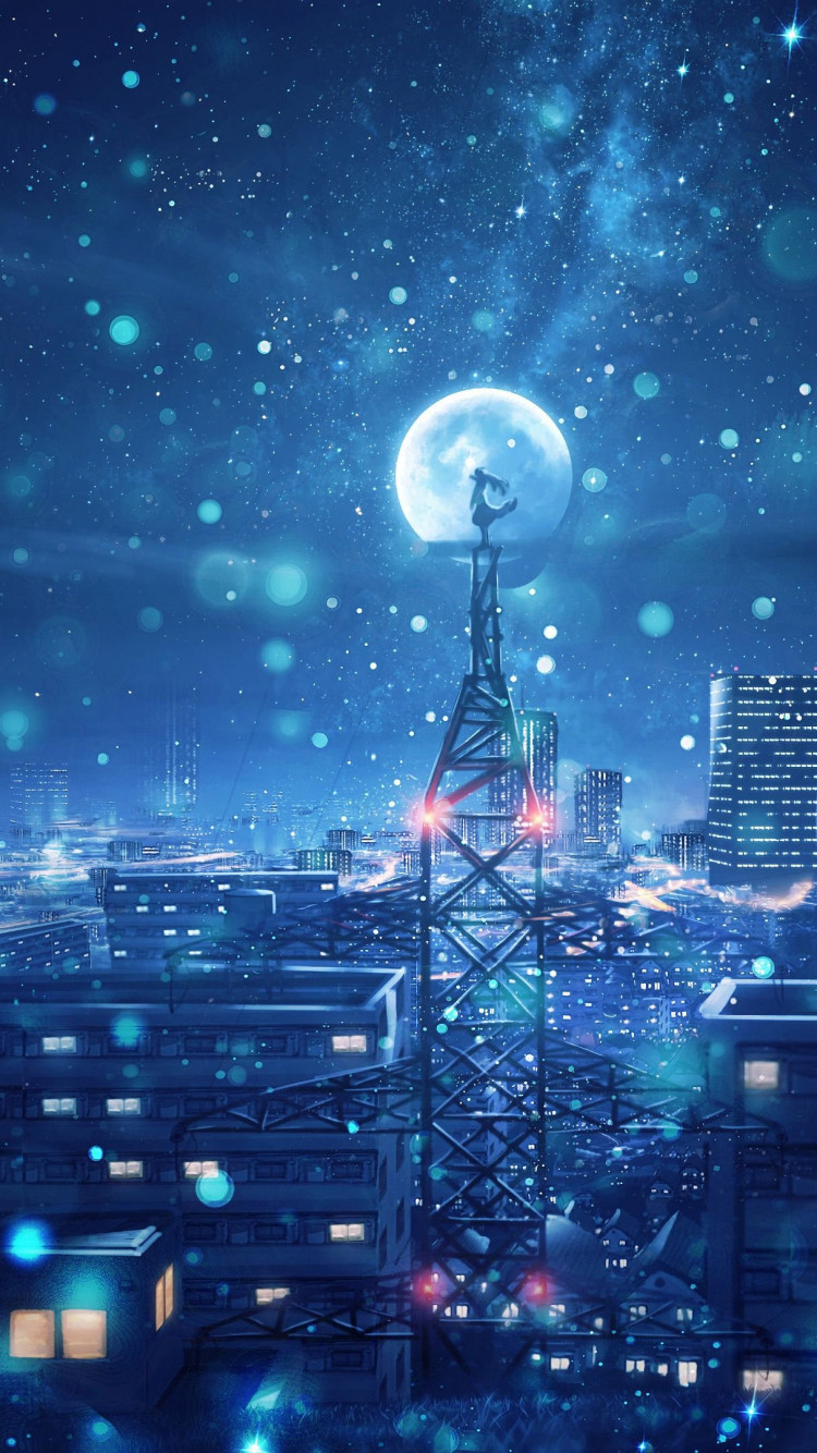 City Anime Background Wallpaper 103762