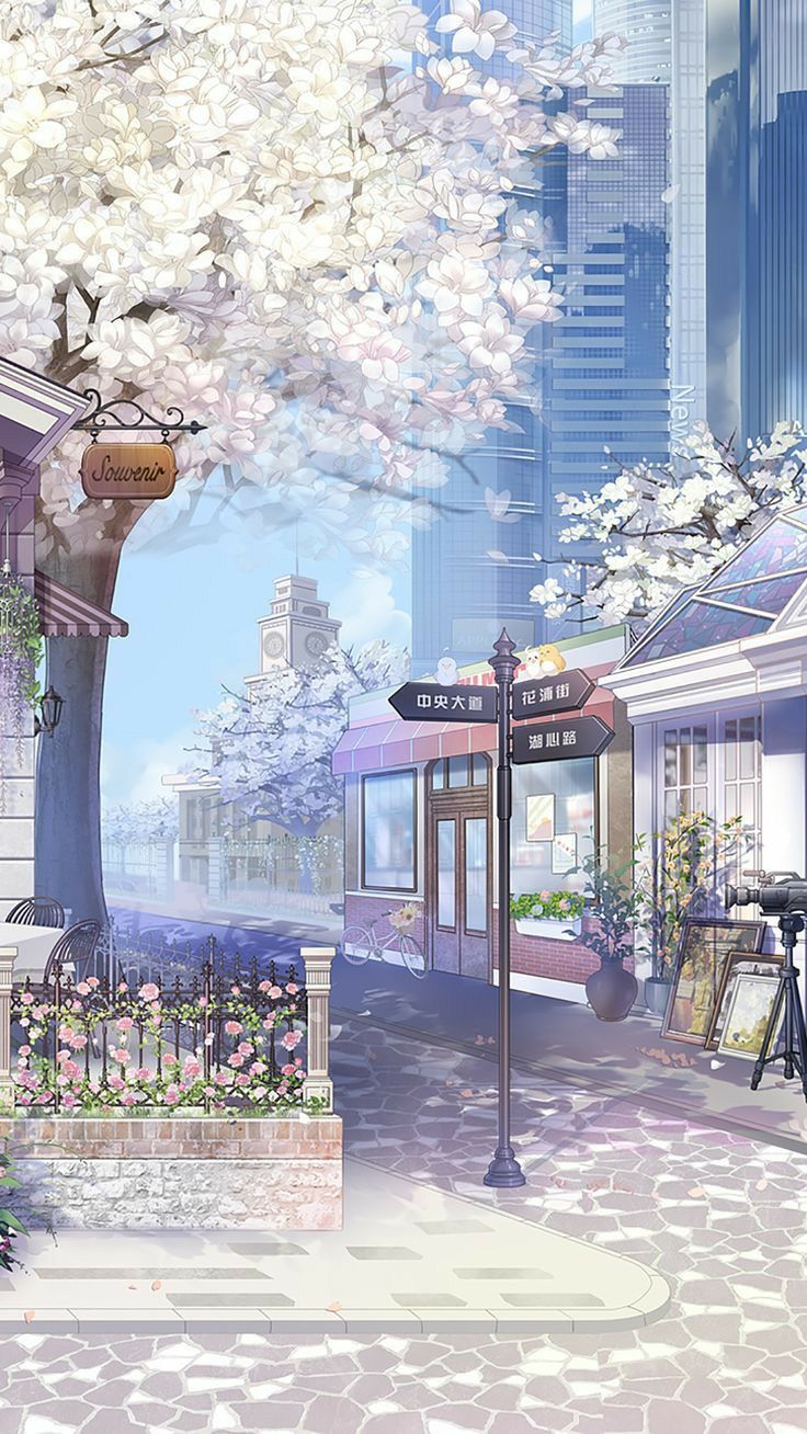 Anime scenery wallpaper, Anime