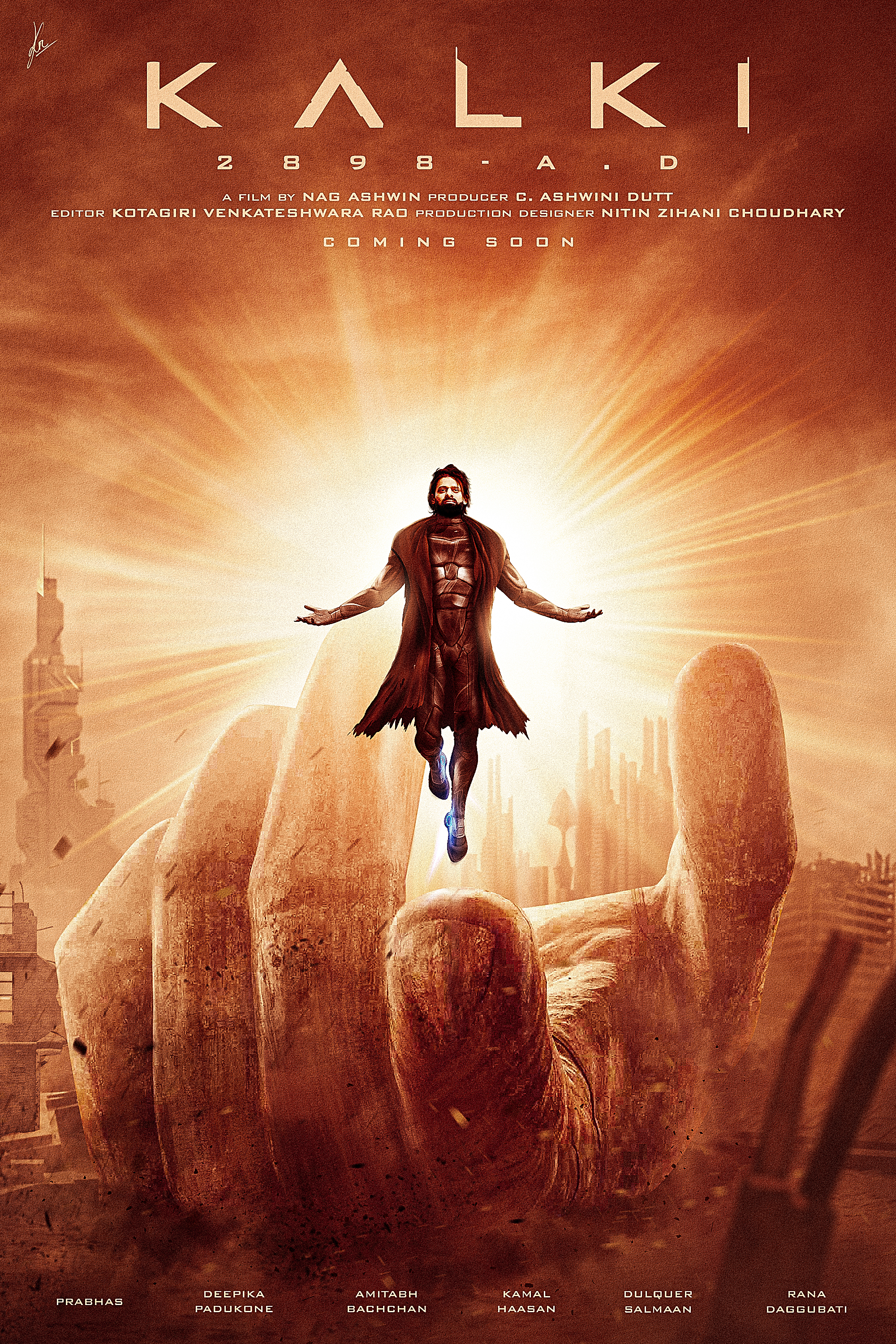 KALKI 2898 A.D FAN MADE POSTER DESIGN