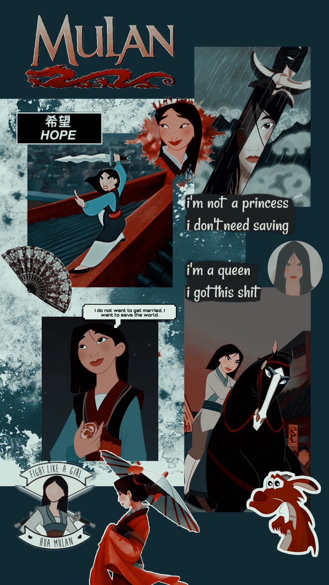Mulan Lockscreens