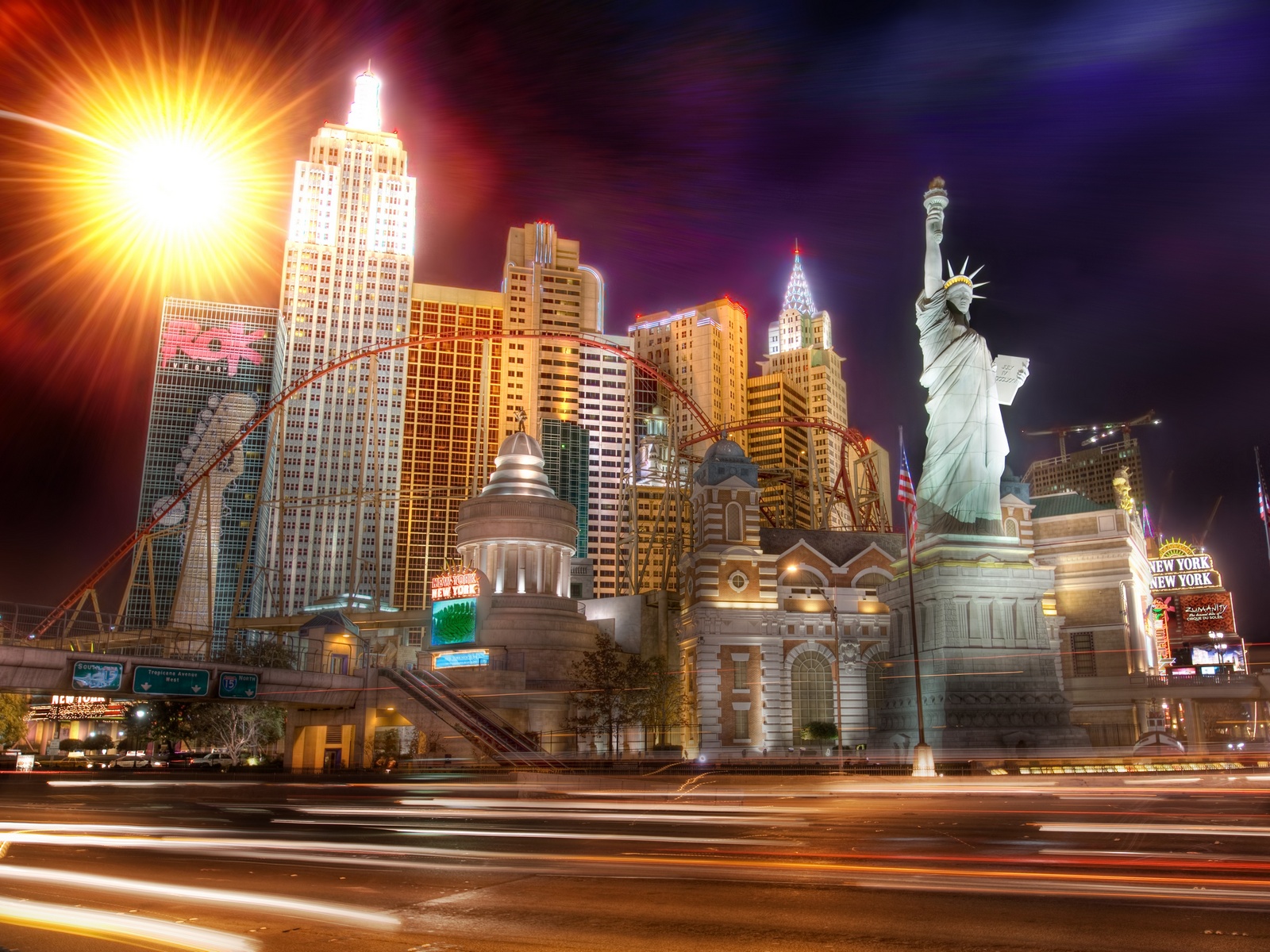 Photos Las Vegas USA Night Cities