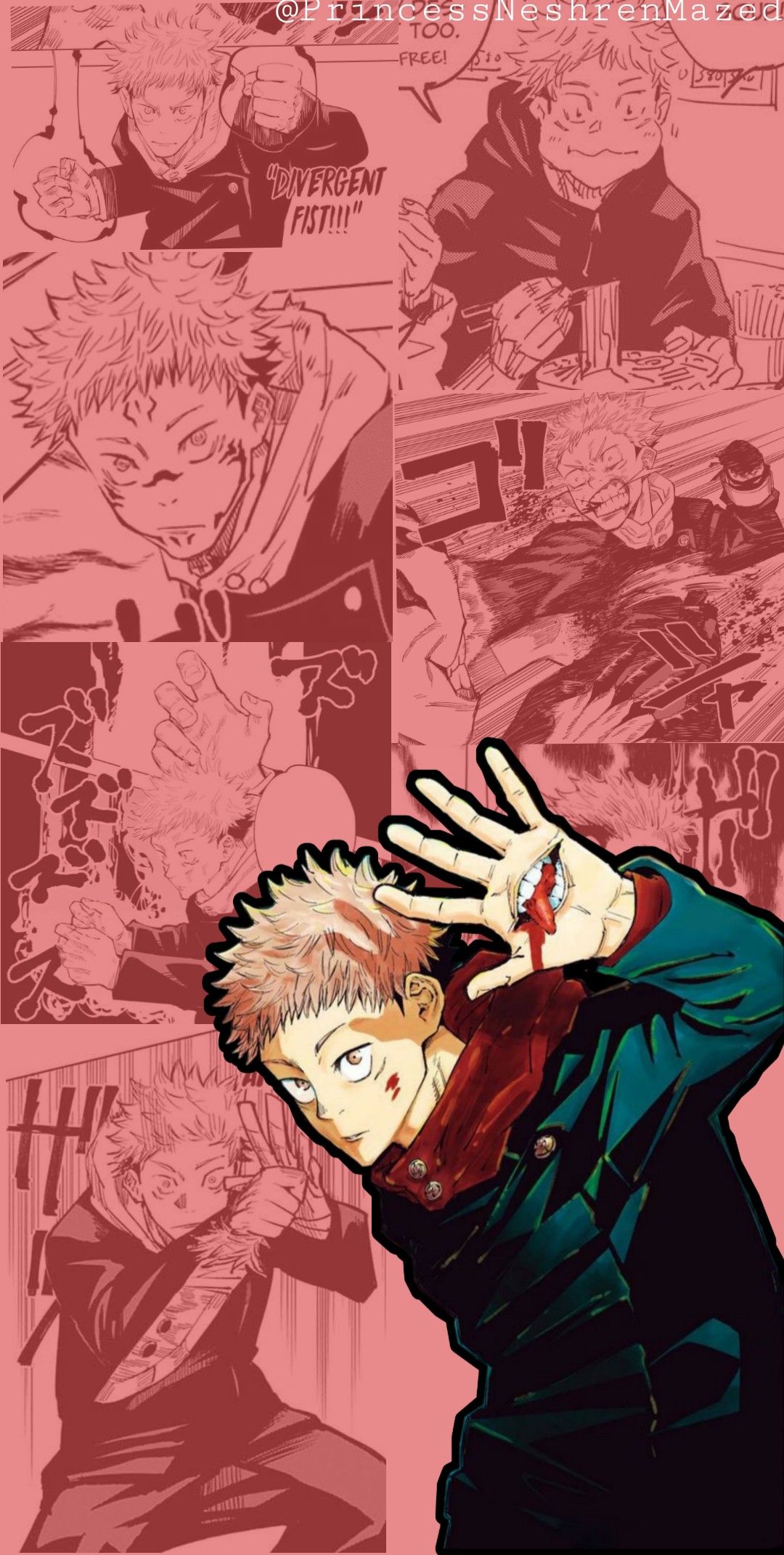 Yuji Itadori wallpaper. Character art