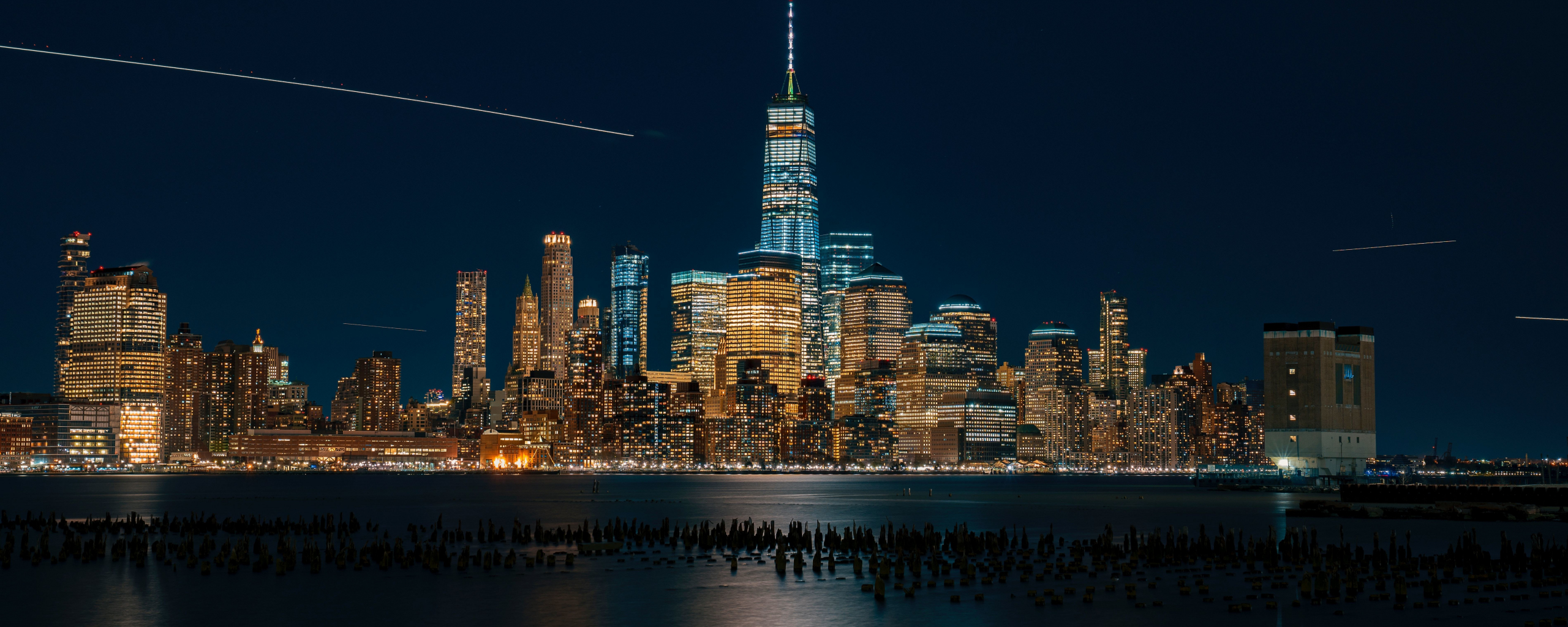 Download wallpaper 2560x1024 new york