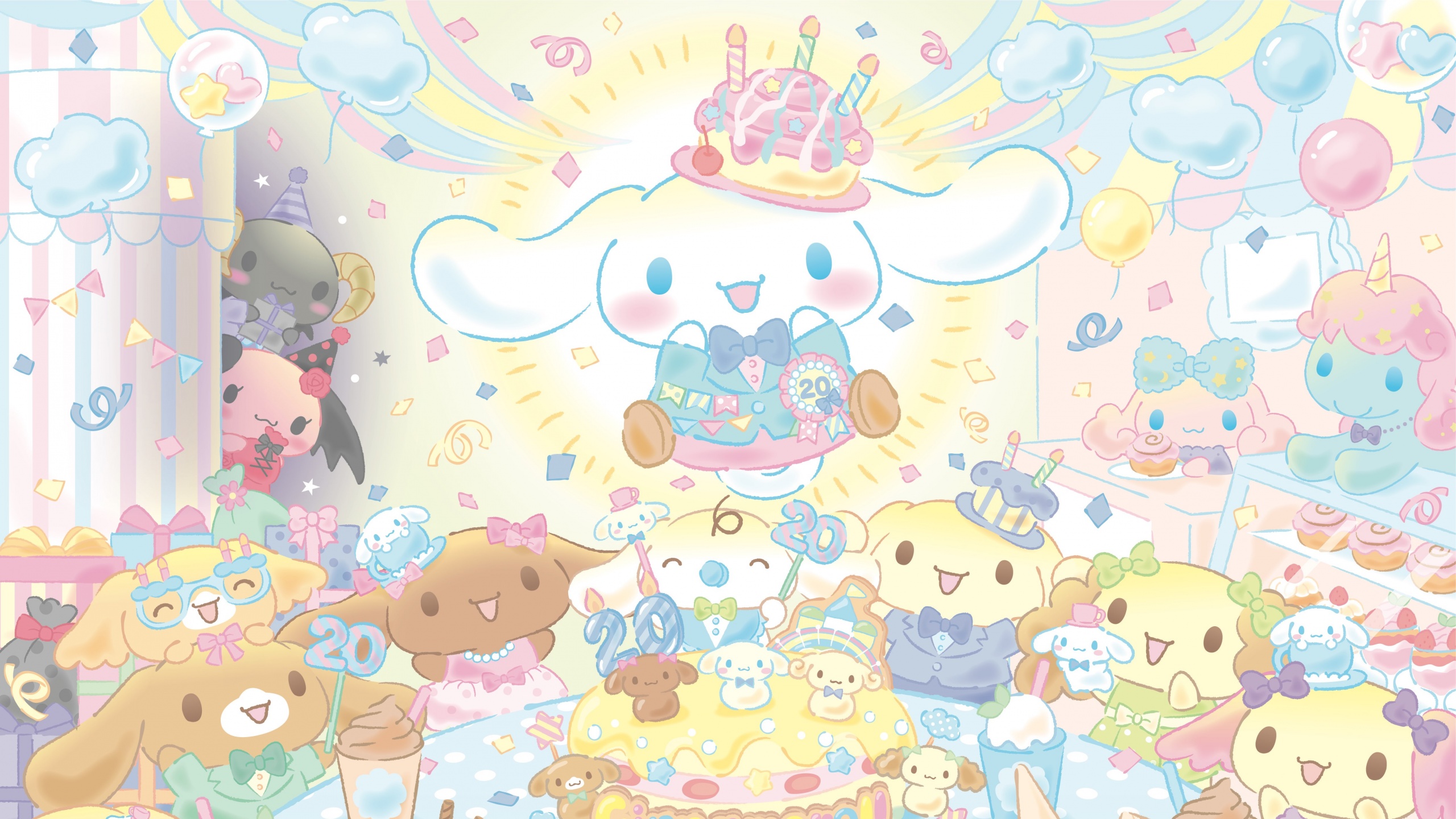 Cinnamoroll Wallpaper 4K, Birthday, 5K