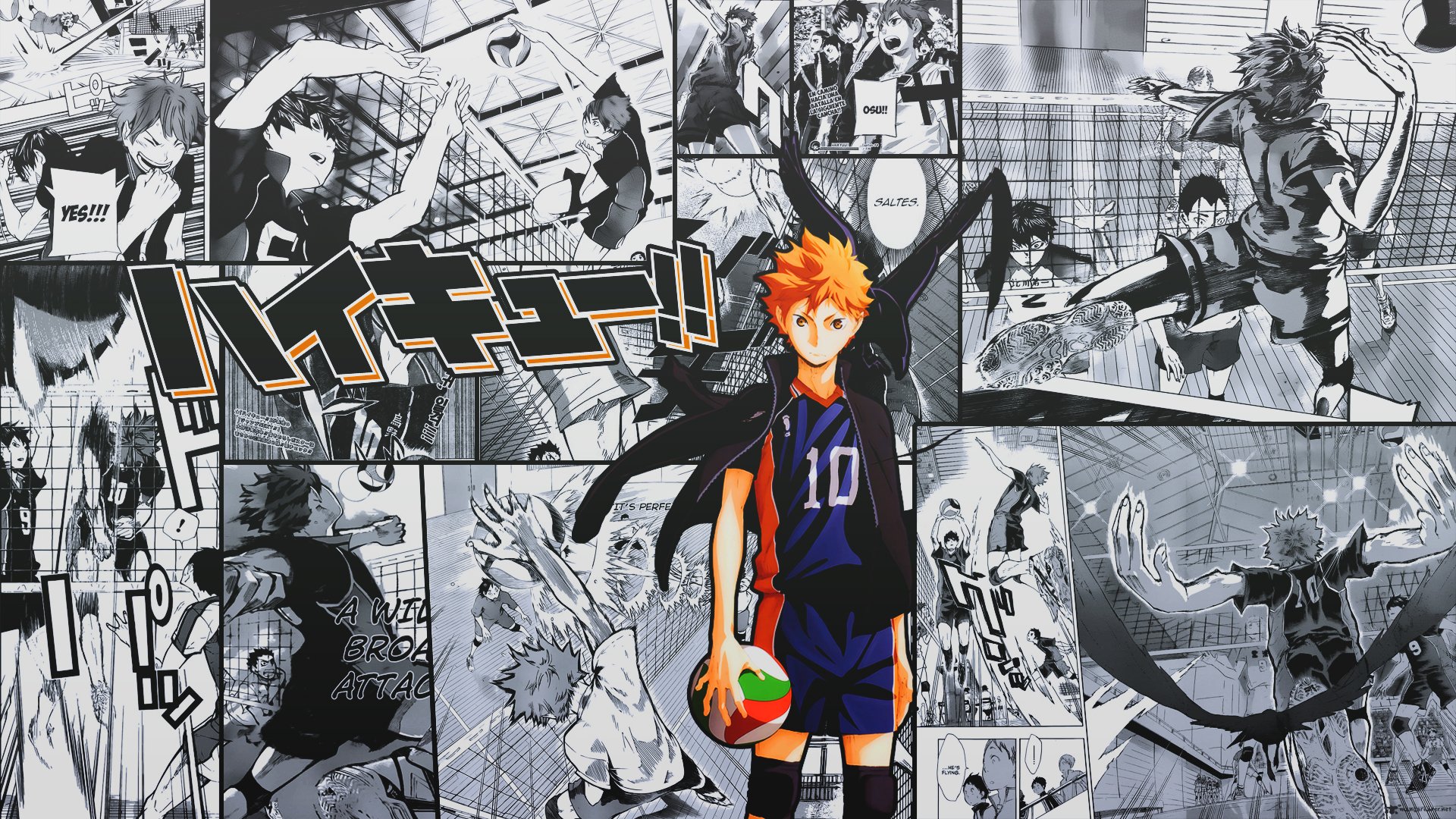 Shōyō Hinata HD Wallpaper from Haikyū