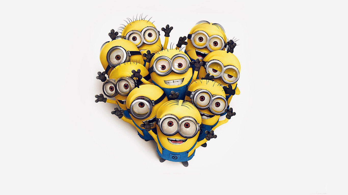 Minions Love Heart Cute Film Anime Art