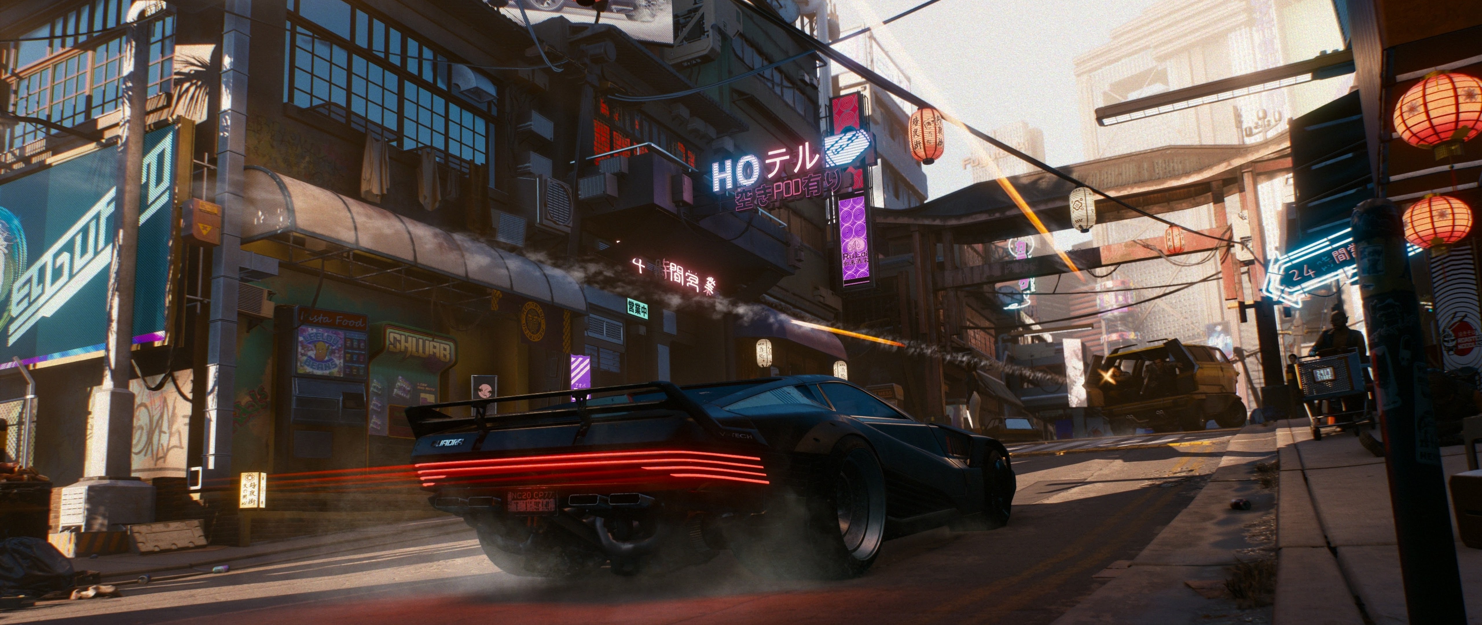 Cyberpunk 2077 Car Quadra V Tech 4K
