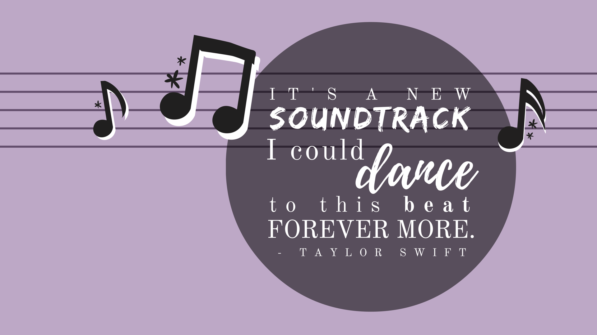 Taylor Swift Inspired July Wallpaper
