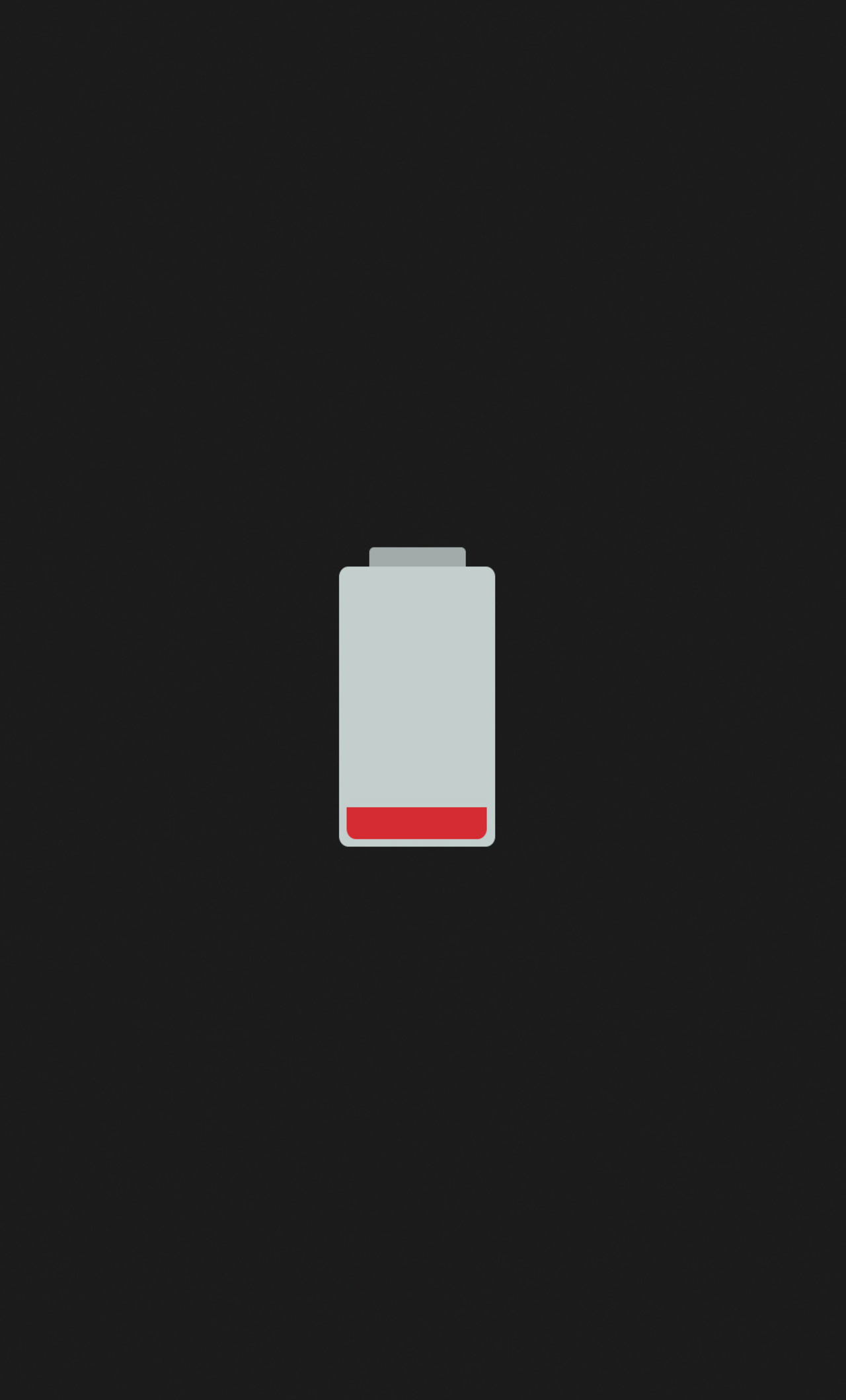 Low Battery Minimaist iPhone