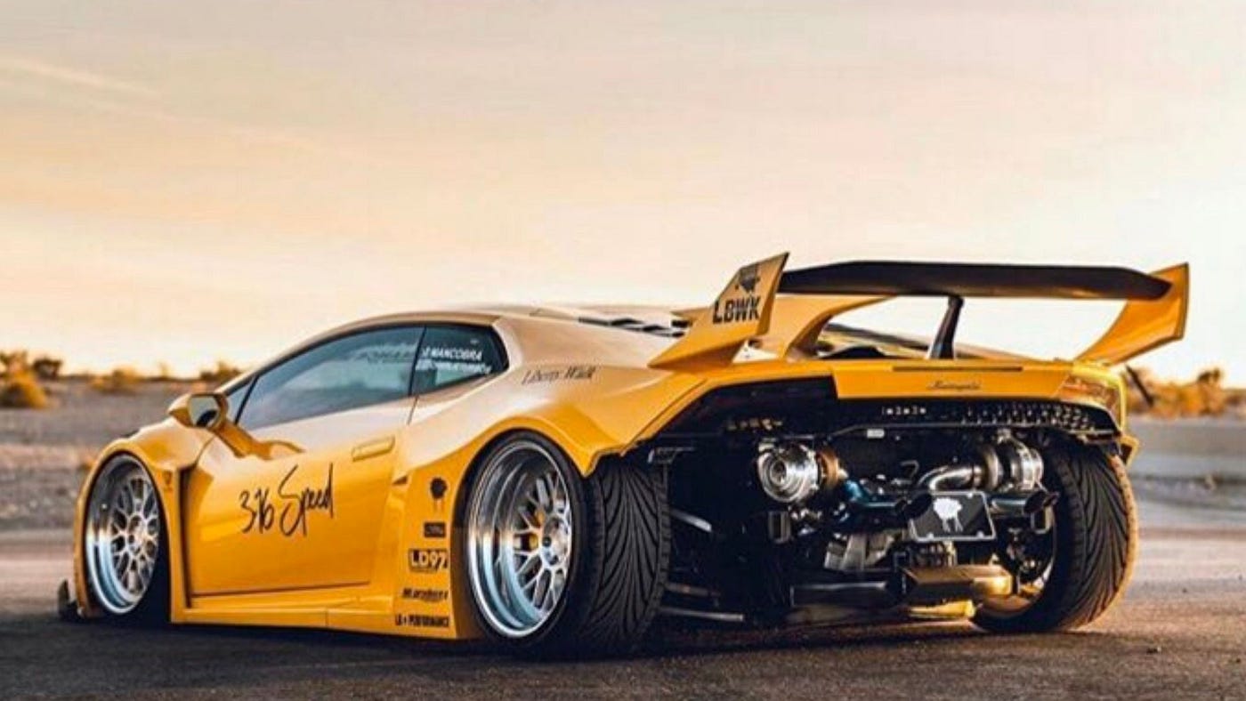 Liberty Walk Twin Turbo Lamborghini
