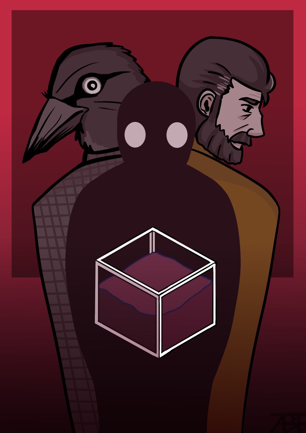 cubes guide me. #cubescape fanart