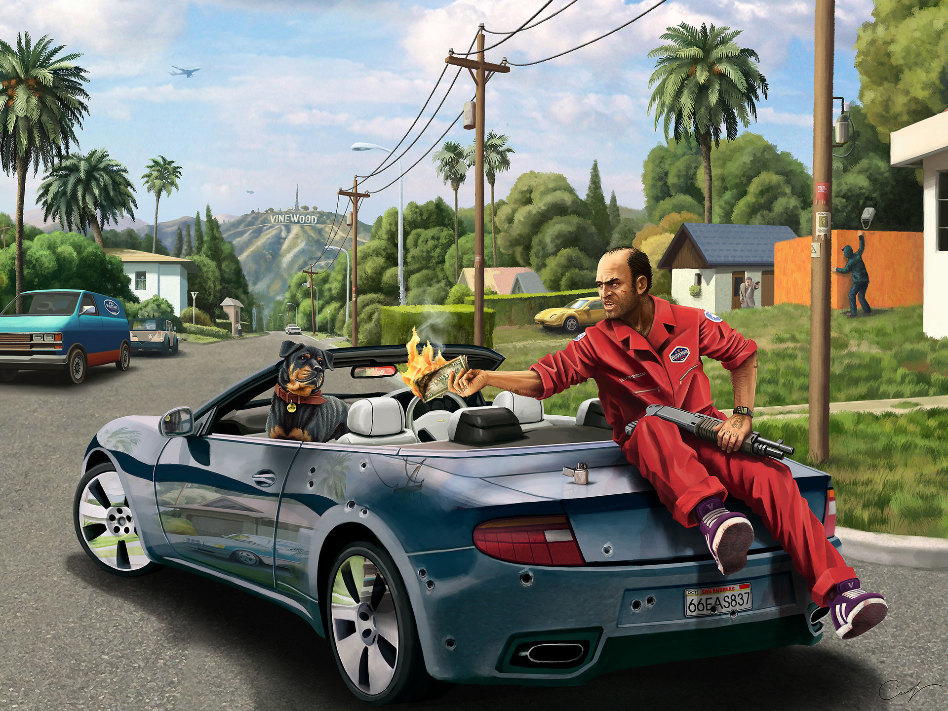 wallpaper Grand Theft Auto V, GTA 5