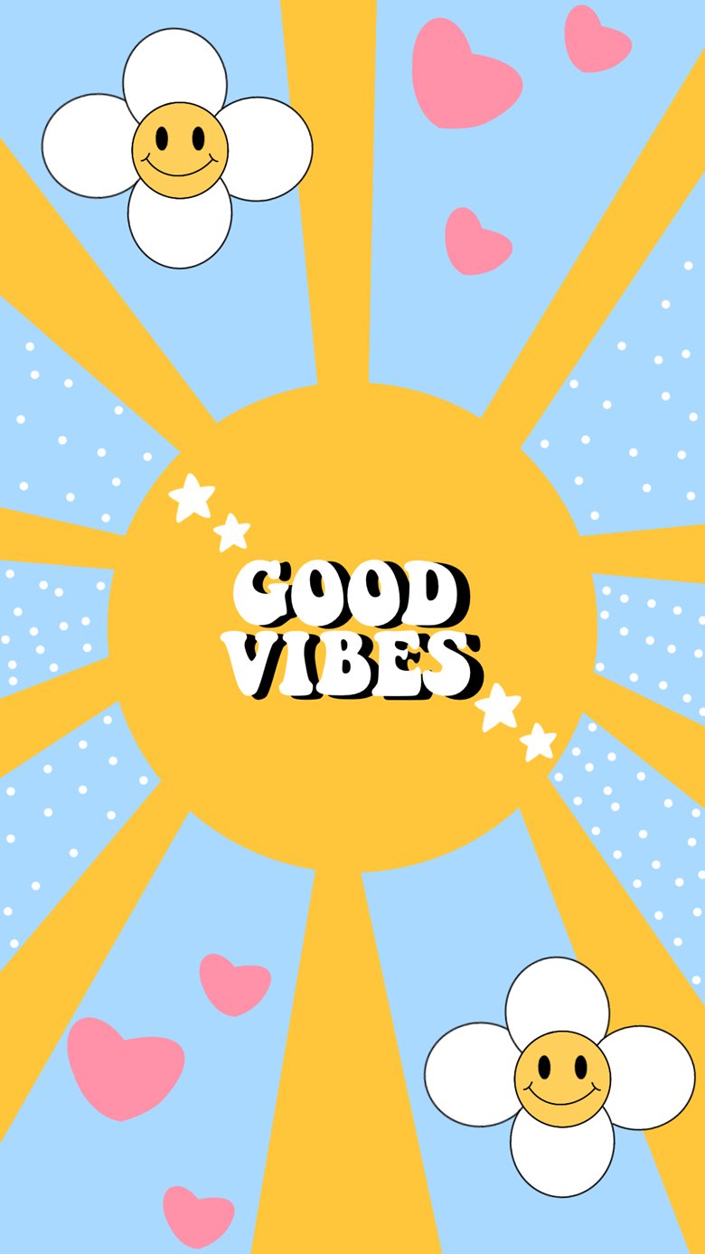 Good Vibes Phone Wallpaper's Designs 's Ko Fi Shop