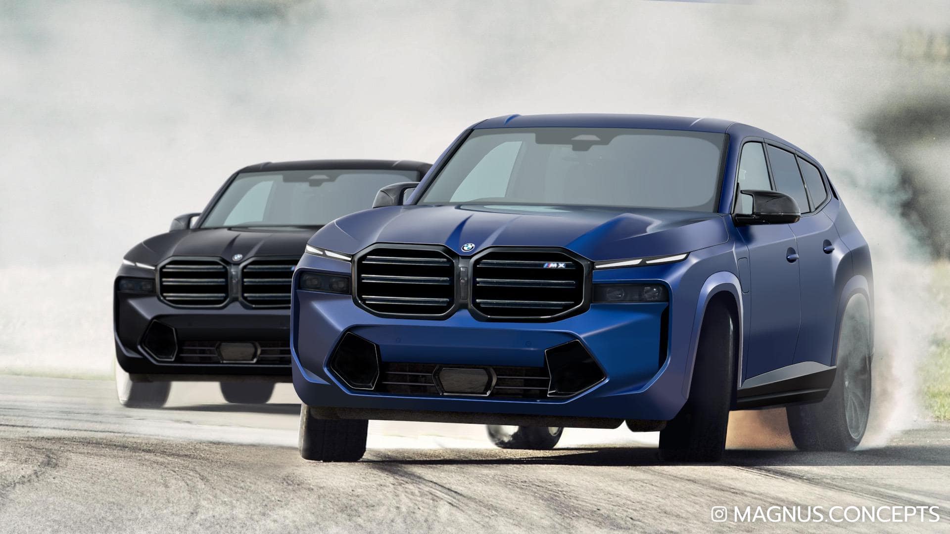 BMW XM SUV looks sporty and mean in new