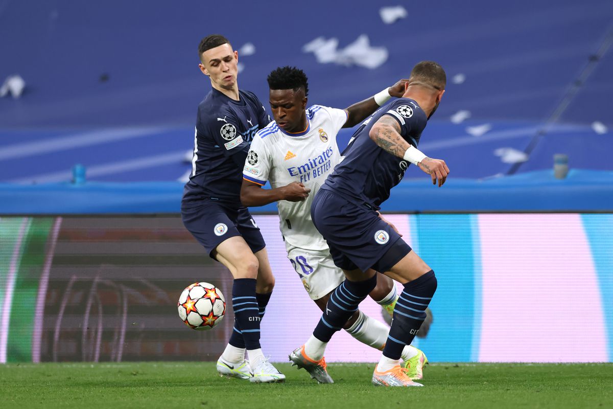 Manchester City Take On Real Madrid