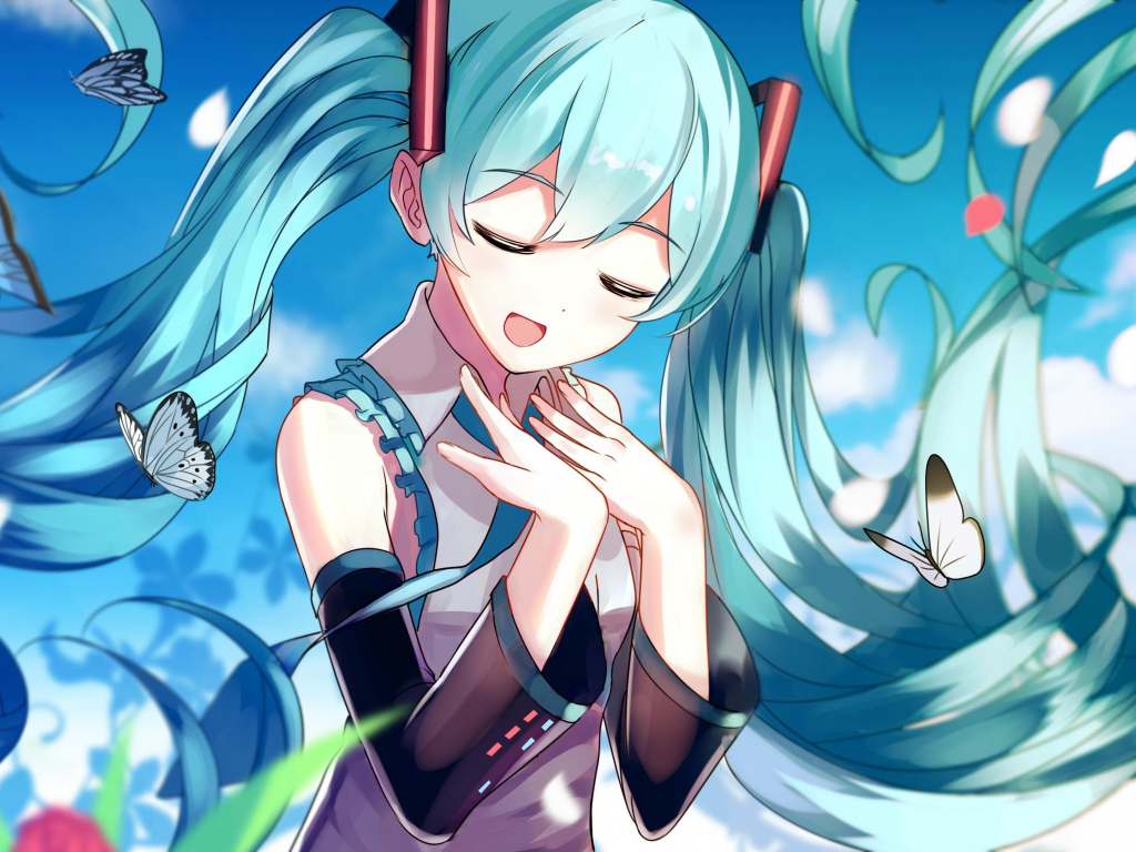 Wallpaper cute, beautiful, hatsune miku