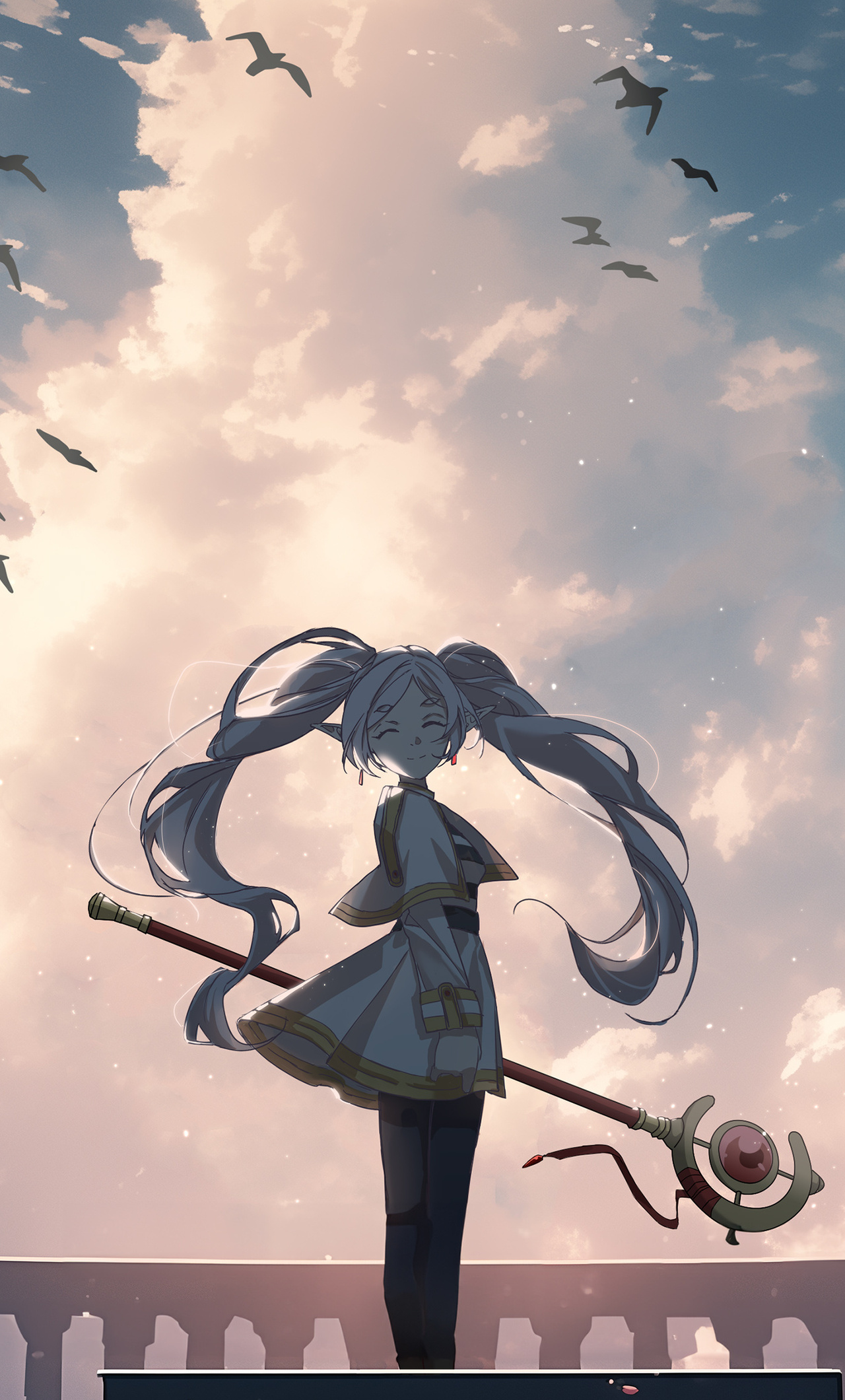 Frieren Beyond Journey S End 5k iPhone , HD 4k Wallpaper, Image , Background, Photos and Picture