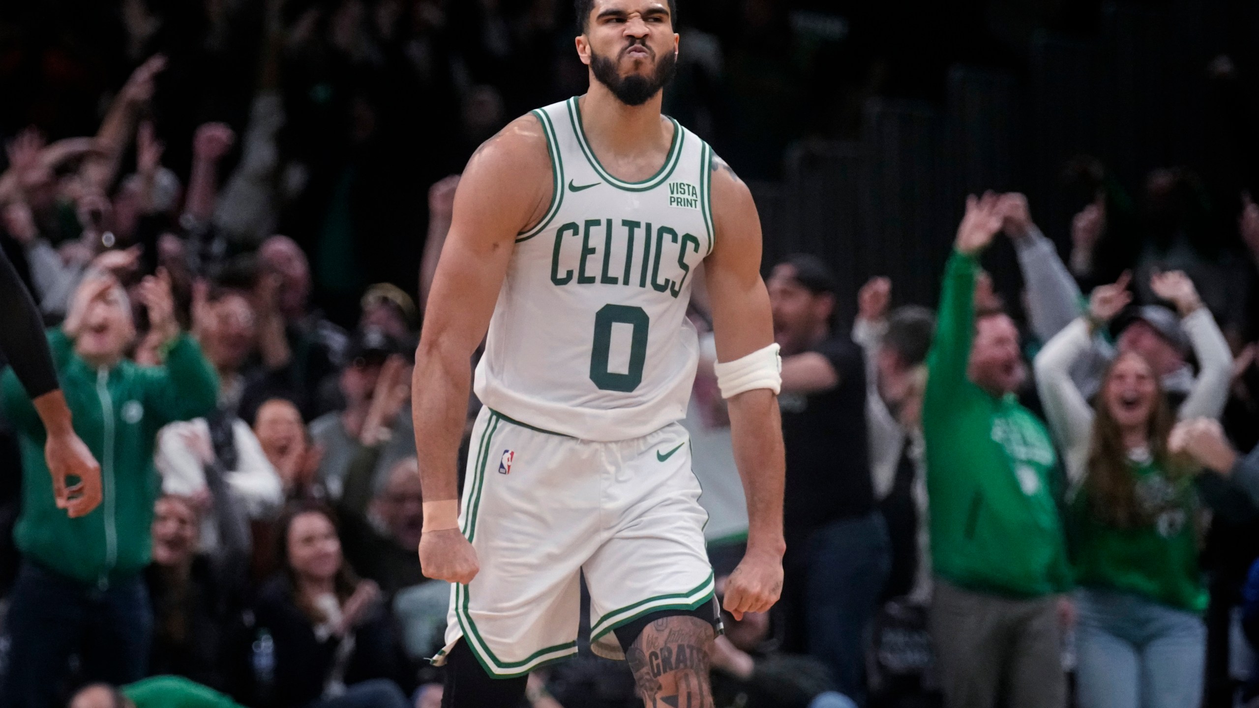 East Leading Celtics Hold Off West's