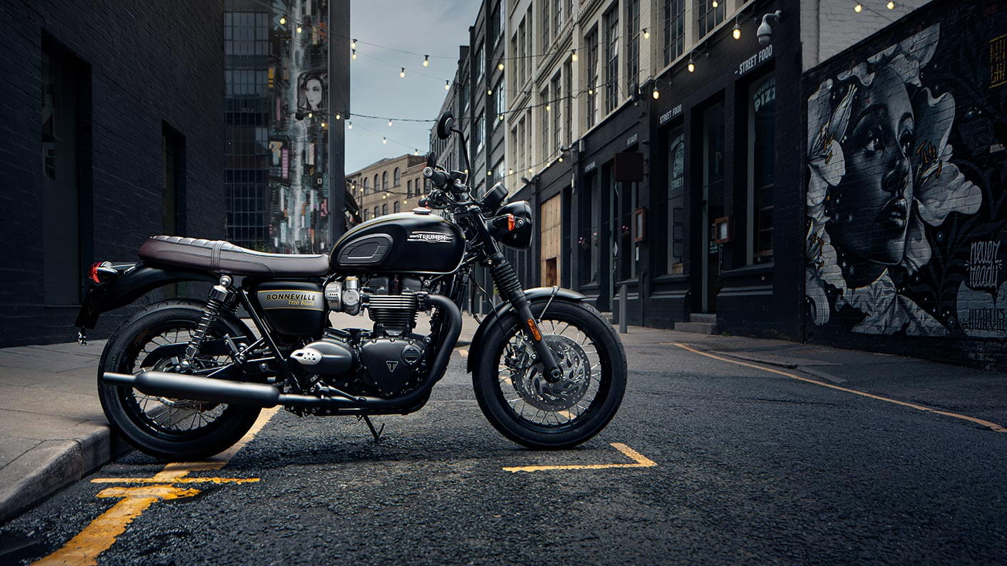 Bonneville T120 Black Gold Line Edition