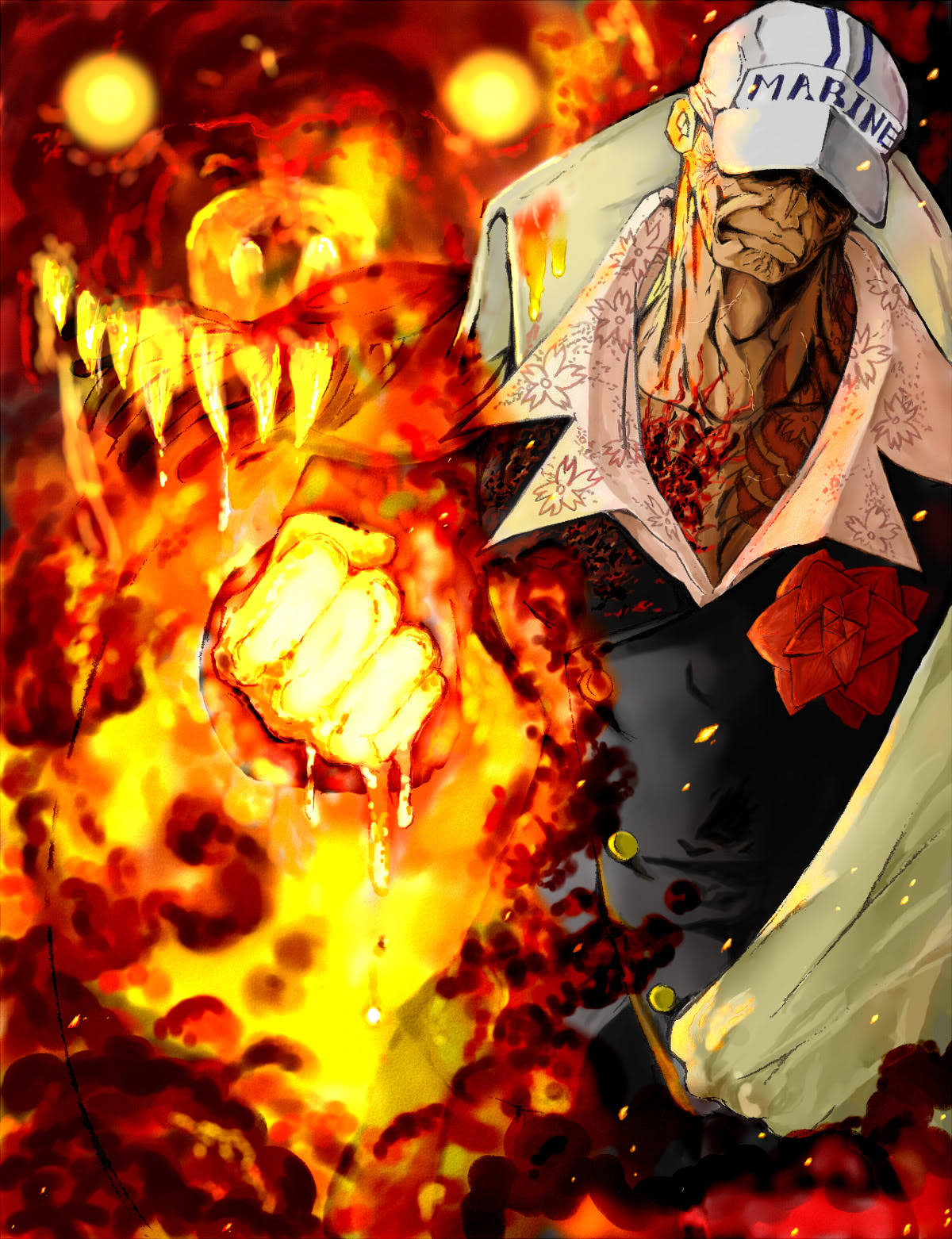 Akainu Wallpaper