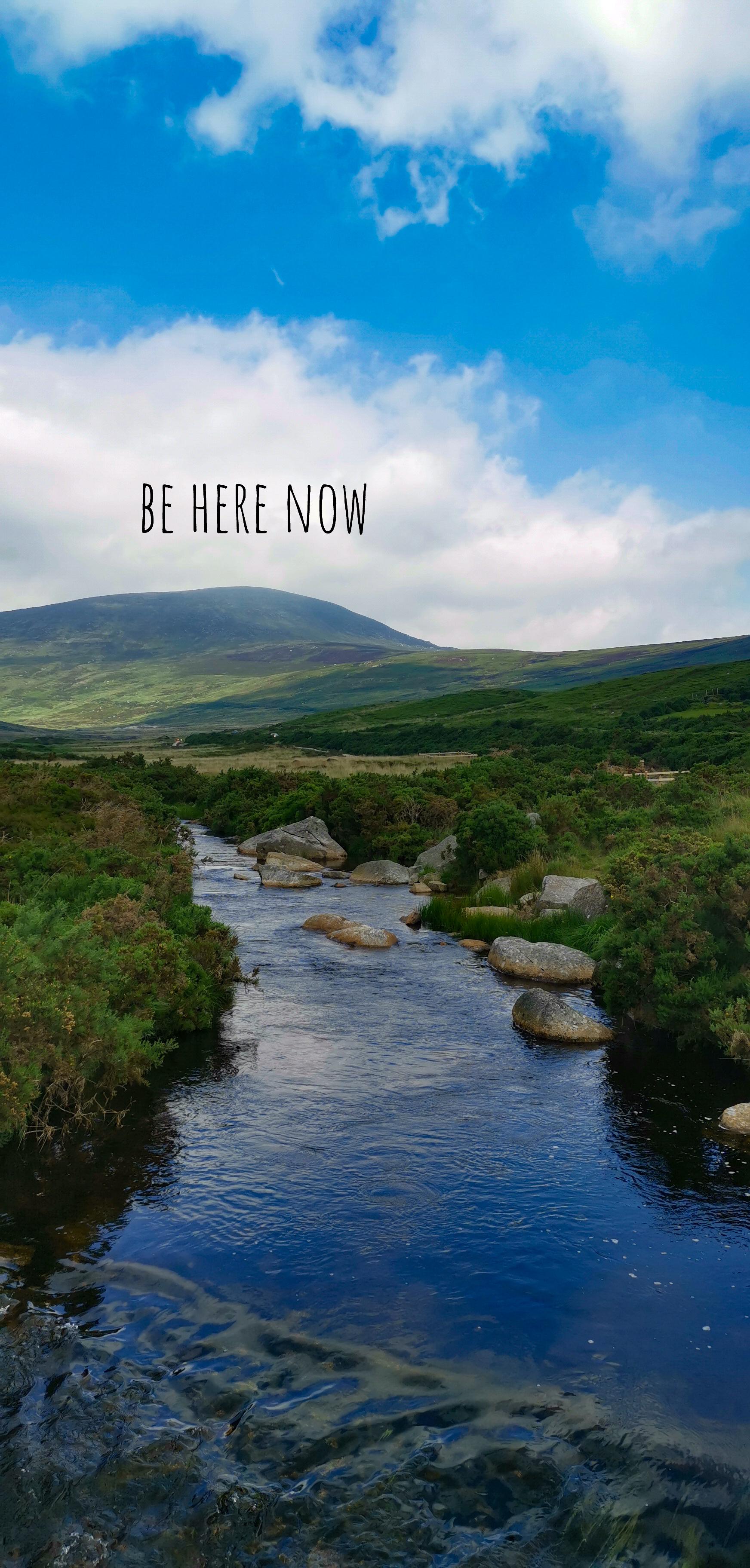 My Ram Dass inspired phone wallpaper